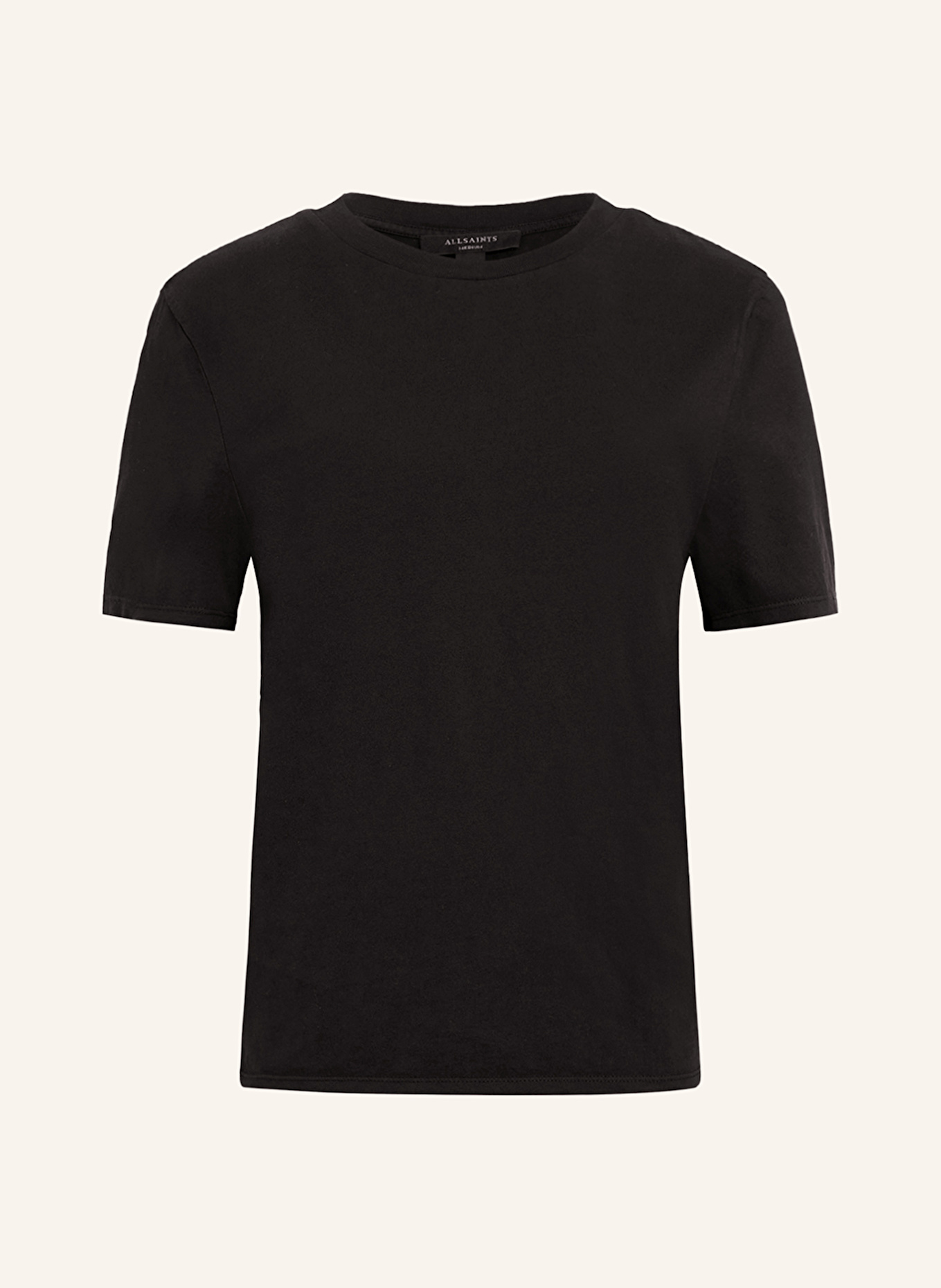 ALLSAINTS HOLLI T-shirt with cut-out, Color: BLACK (Image 1)