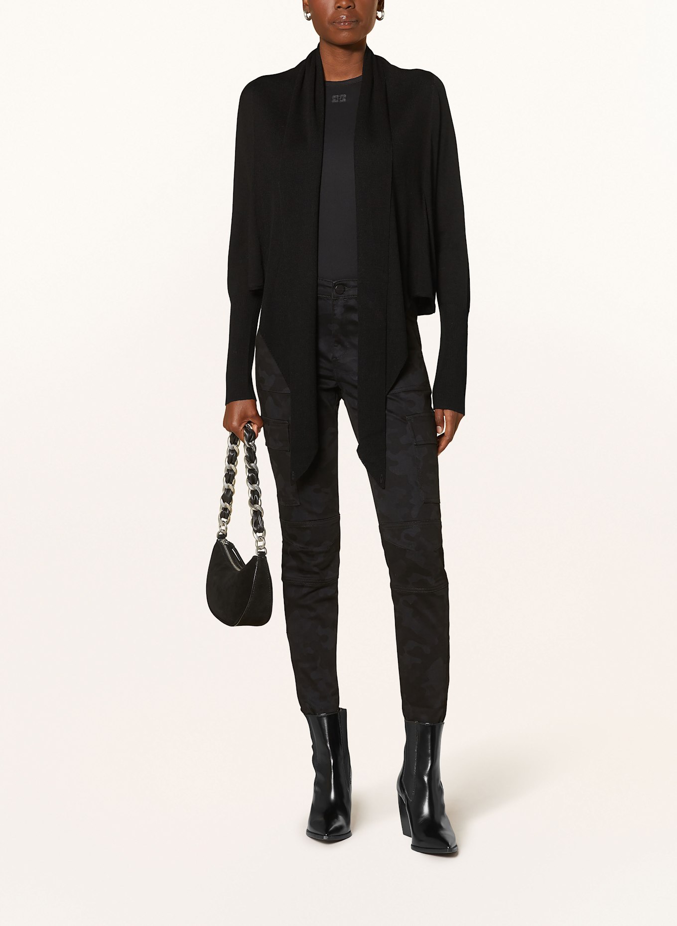 ALLSAINTS Strickhülle WASSON: SCHWARZ