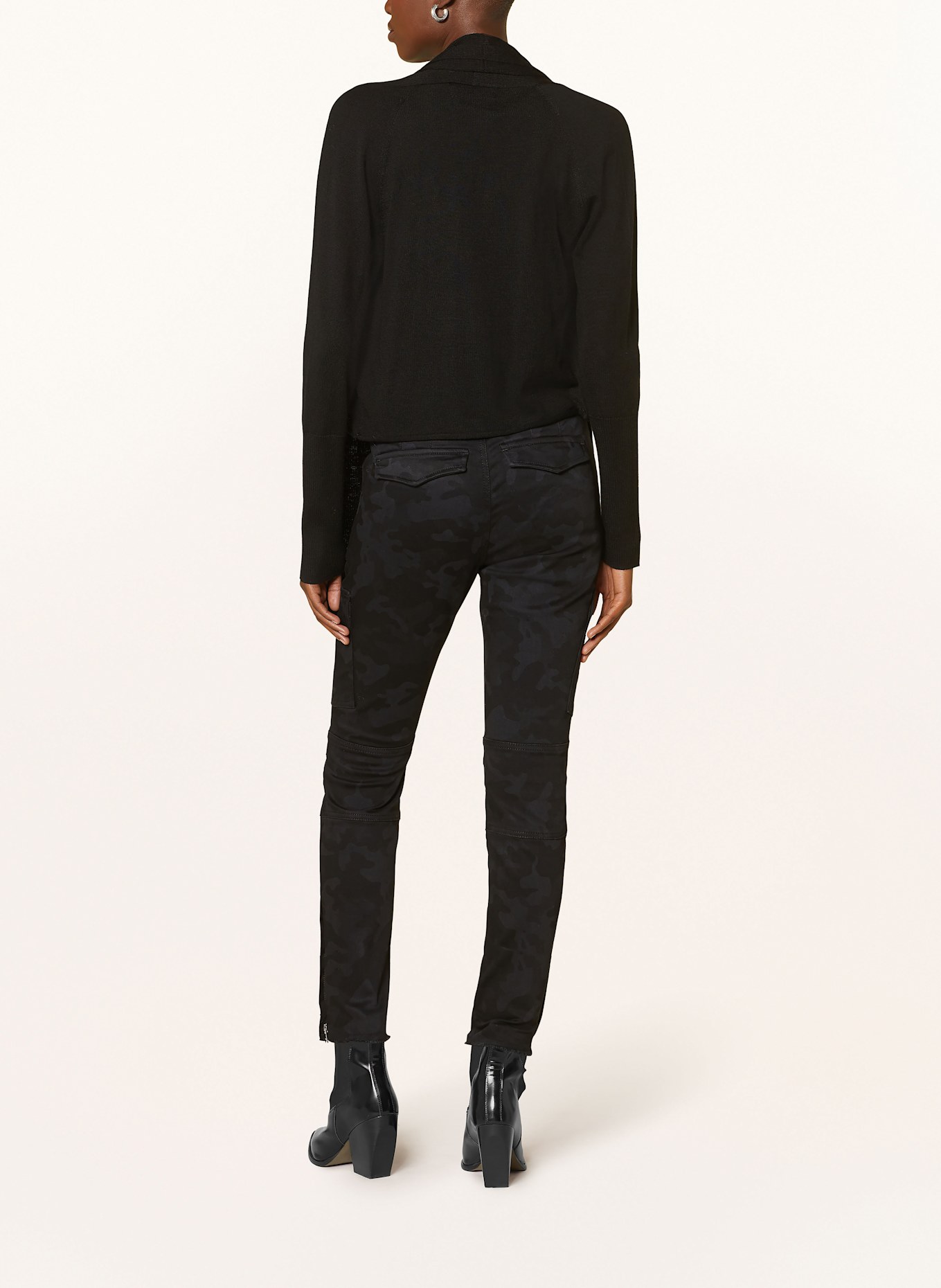 ALLSAINTS Strickhülle WASSON: SCHWARZ