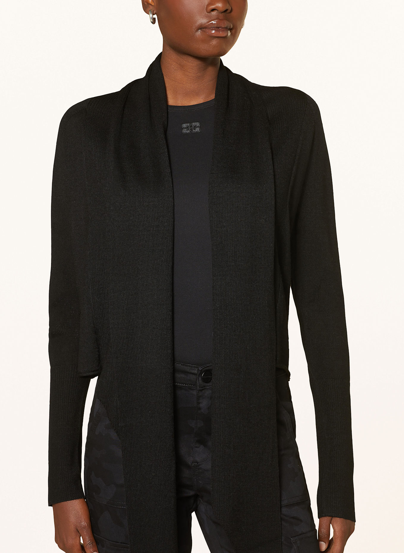 ALLSAINTS Strickhülle WASSON: SCHWARZ