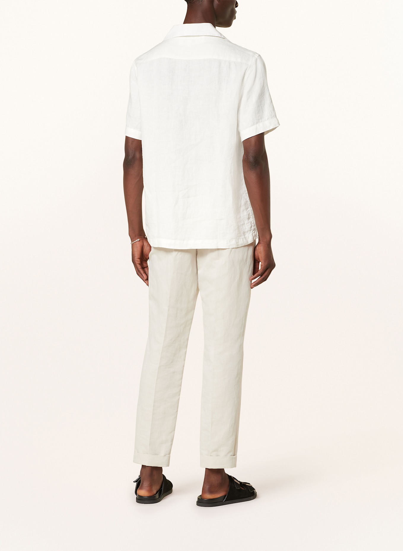 REISS Resort shirt SONNY Relaxed fit made of linen, Color: ECRU (Image 3)