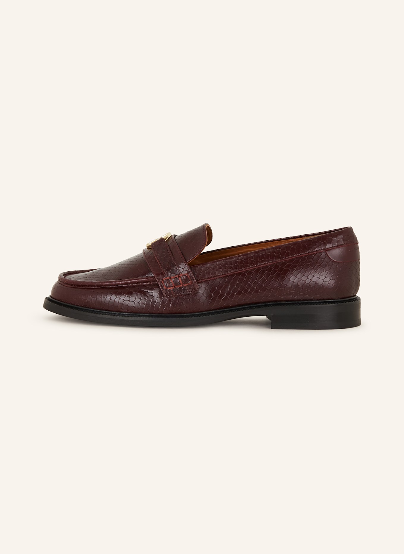 CLAUDIE PIERLOT Loafersy, Kolor: CIEMNOCZERWONY (Obrazek 4)