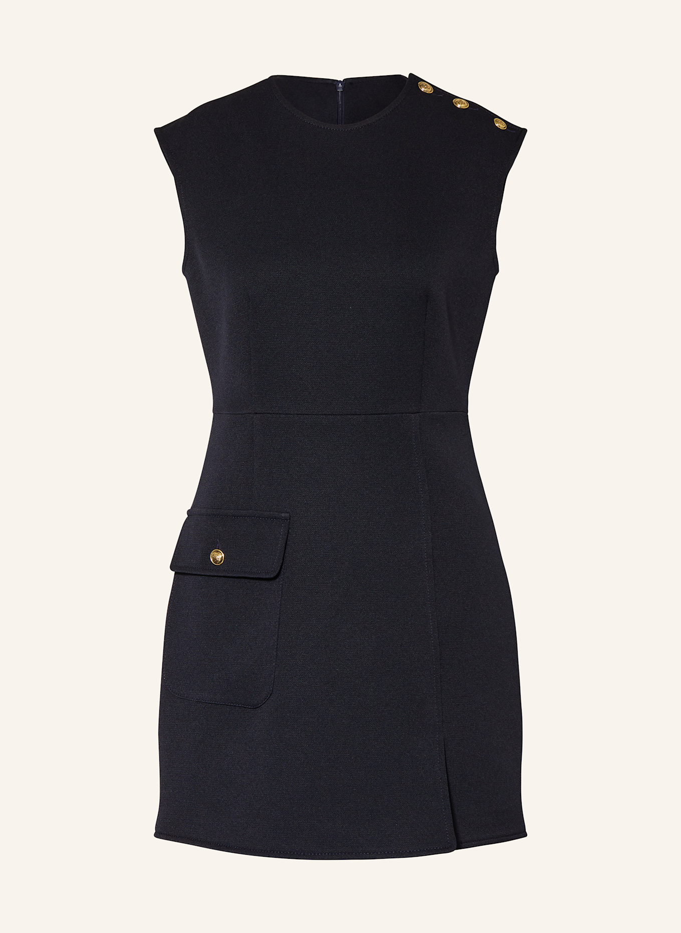 SANDRO Kleid: DUNKELBLAU
