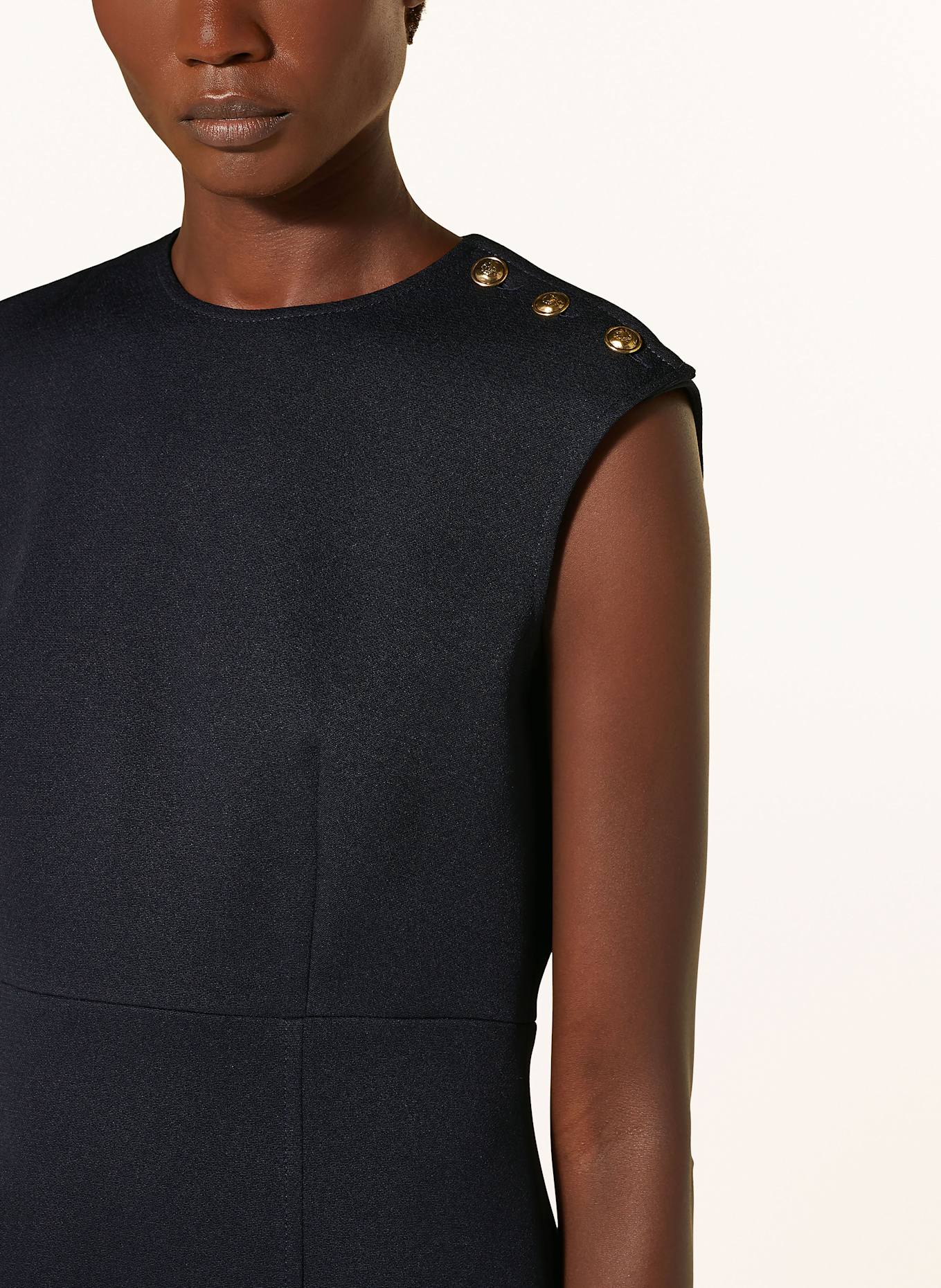 SANDRO Kleid: DUNKELBLAU