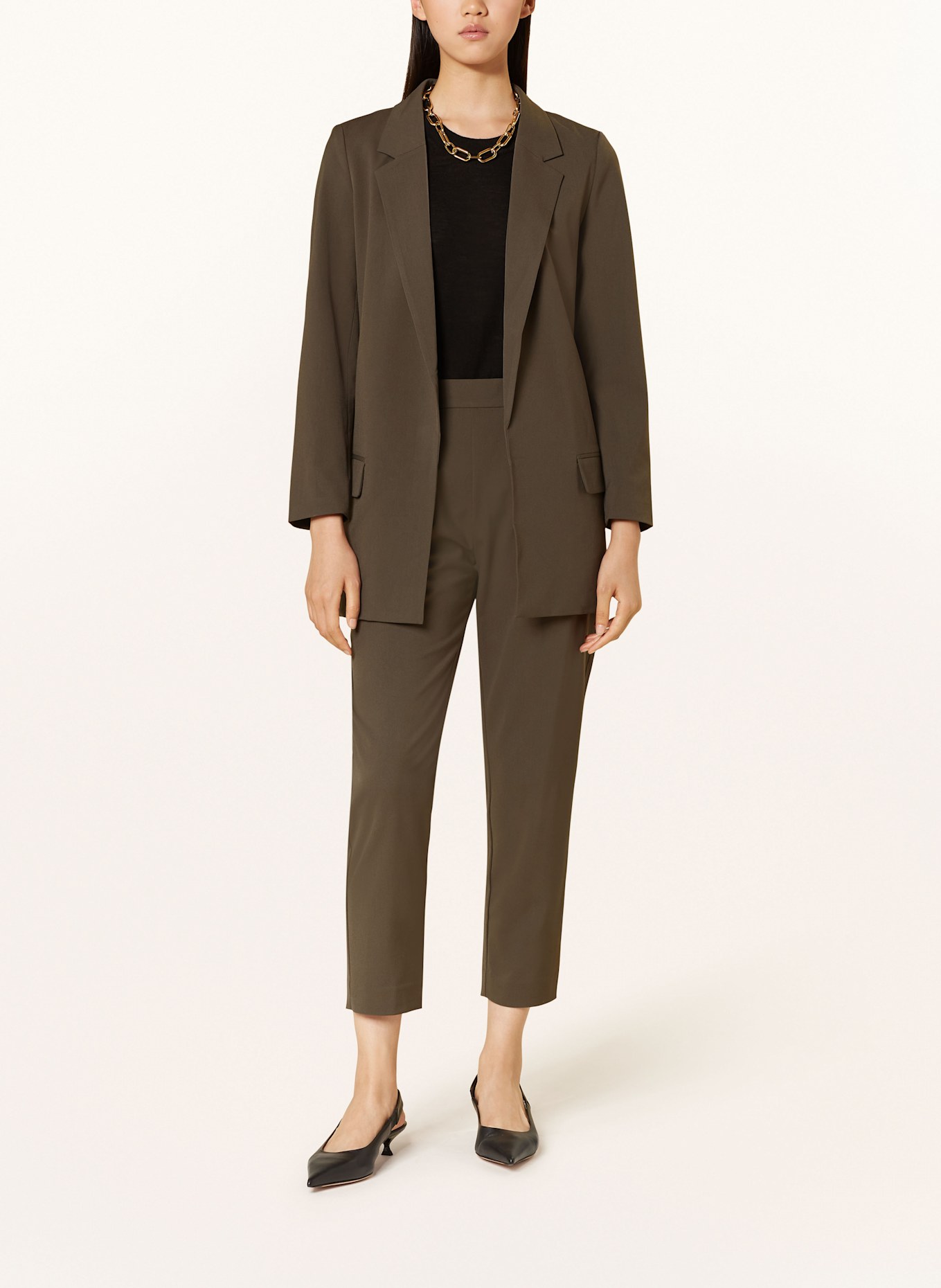 ALLSAINTS ALEIDA TRI trousers, Color: KHAKI (Image 2)