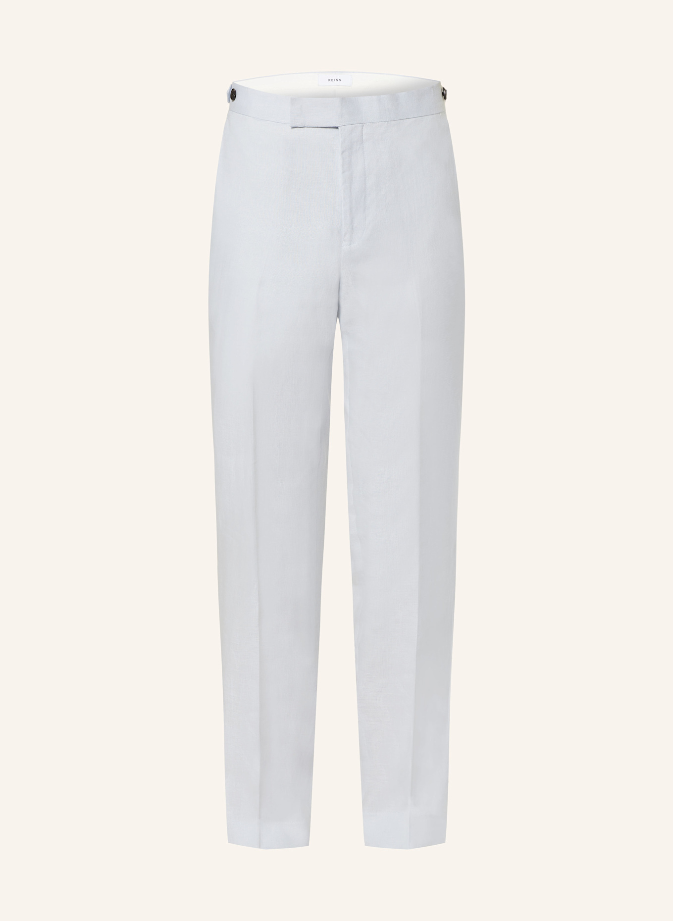 REISS Suit trousers KIN slim fit in linen, Color: 33 SOFT BLUE (Image 1)