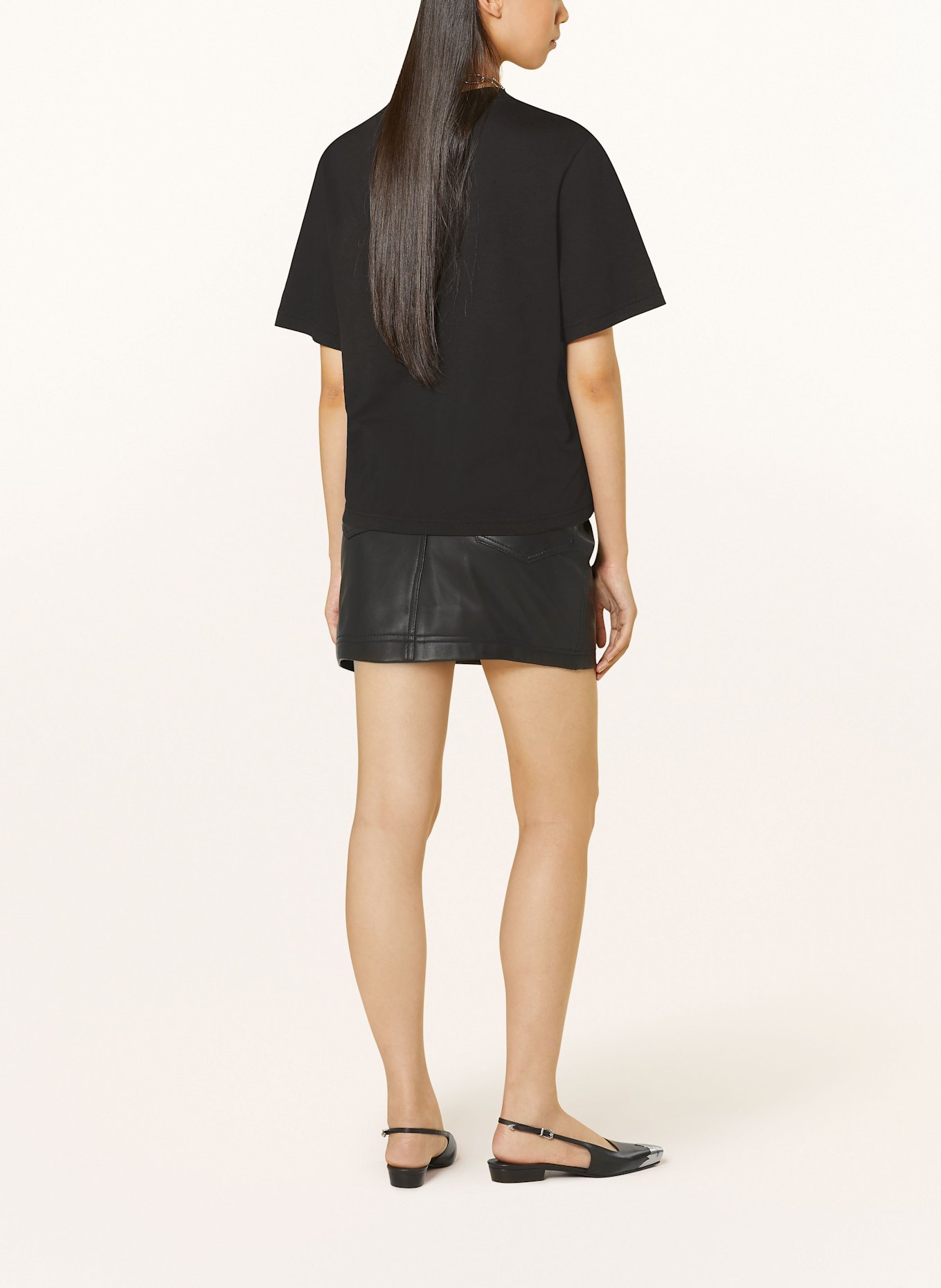 ALLSAINTS T-shirt LISA, Color: BLACK (Image 3)