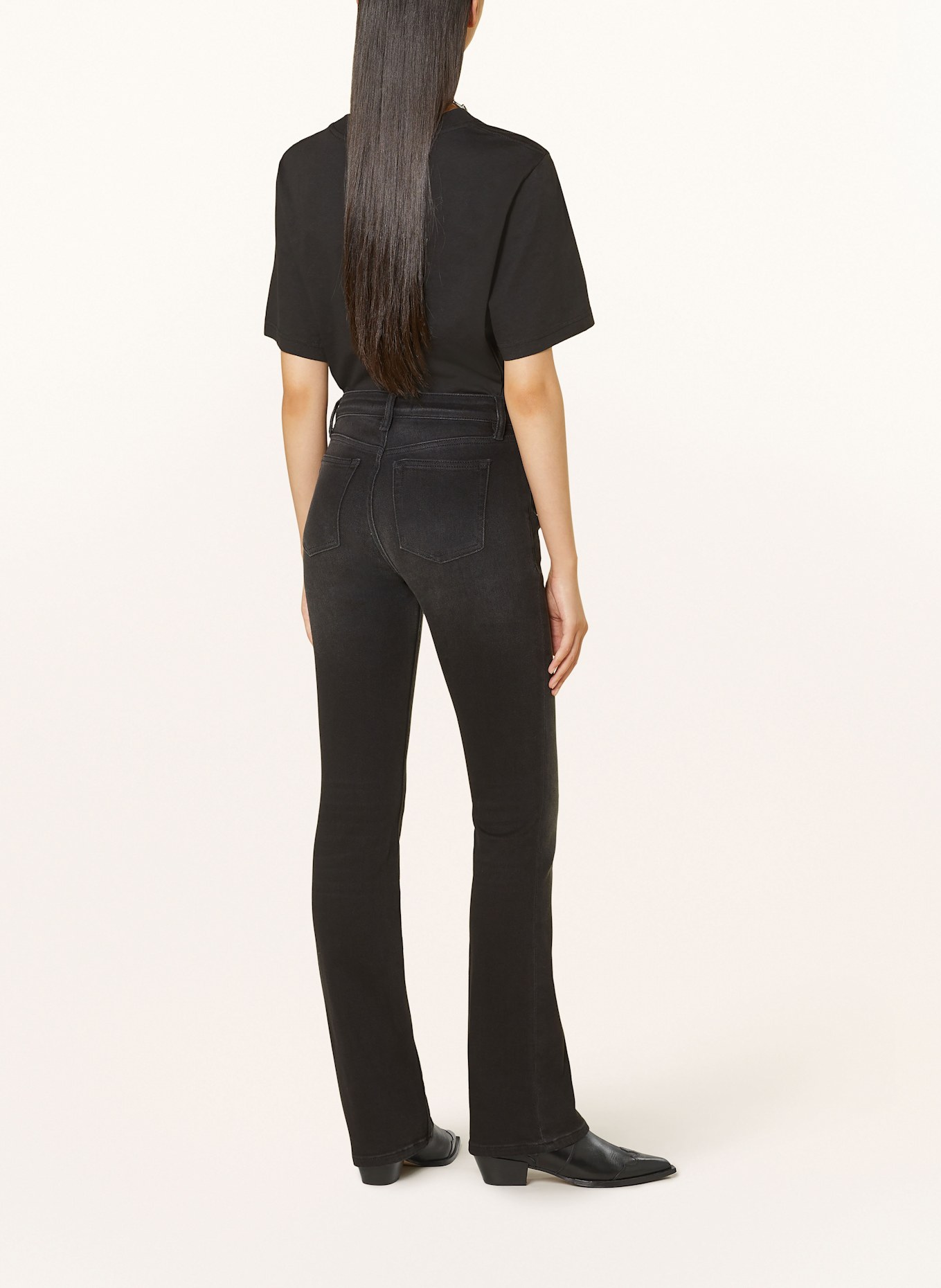 ALLSAINTS Blugi bootcut HALDAN: 162 Negru spălat