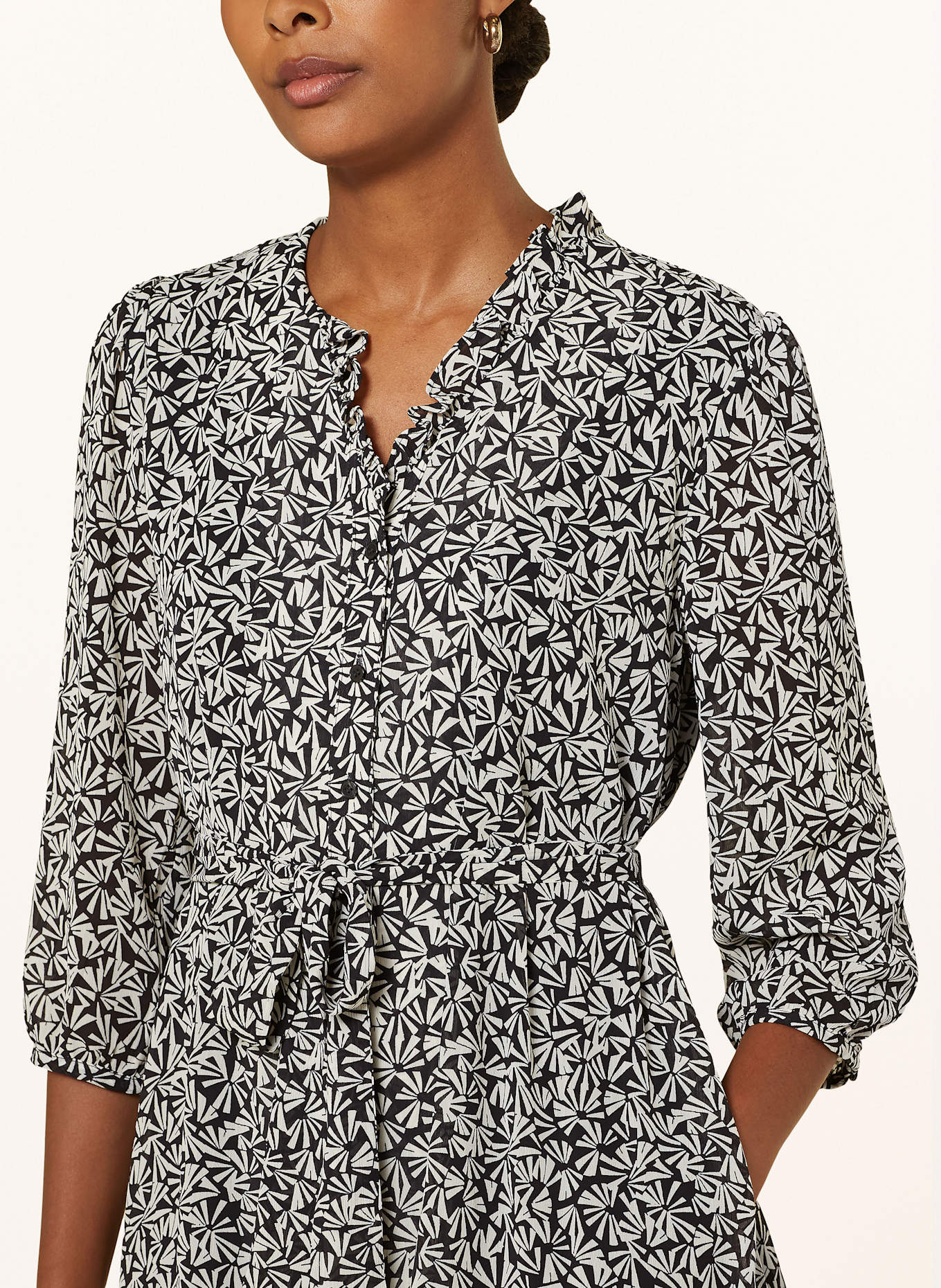 HOBBS POLLY dress with 3 4 sleeves
