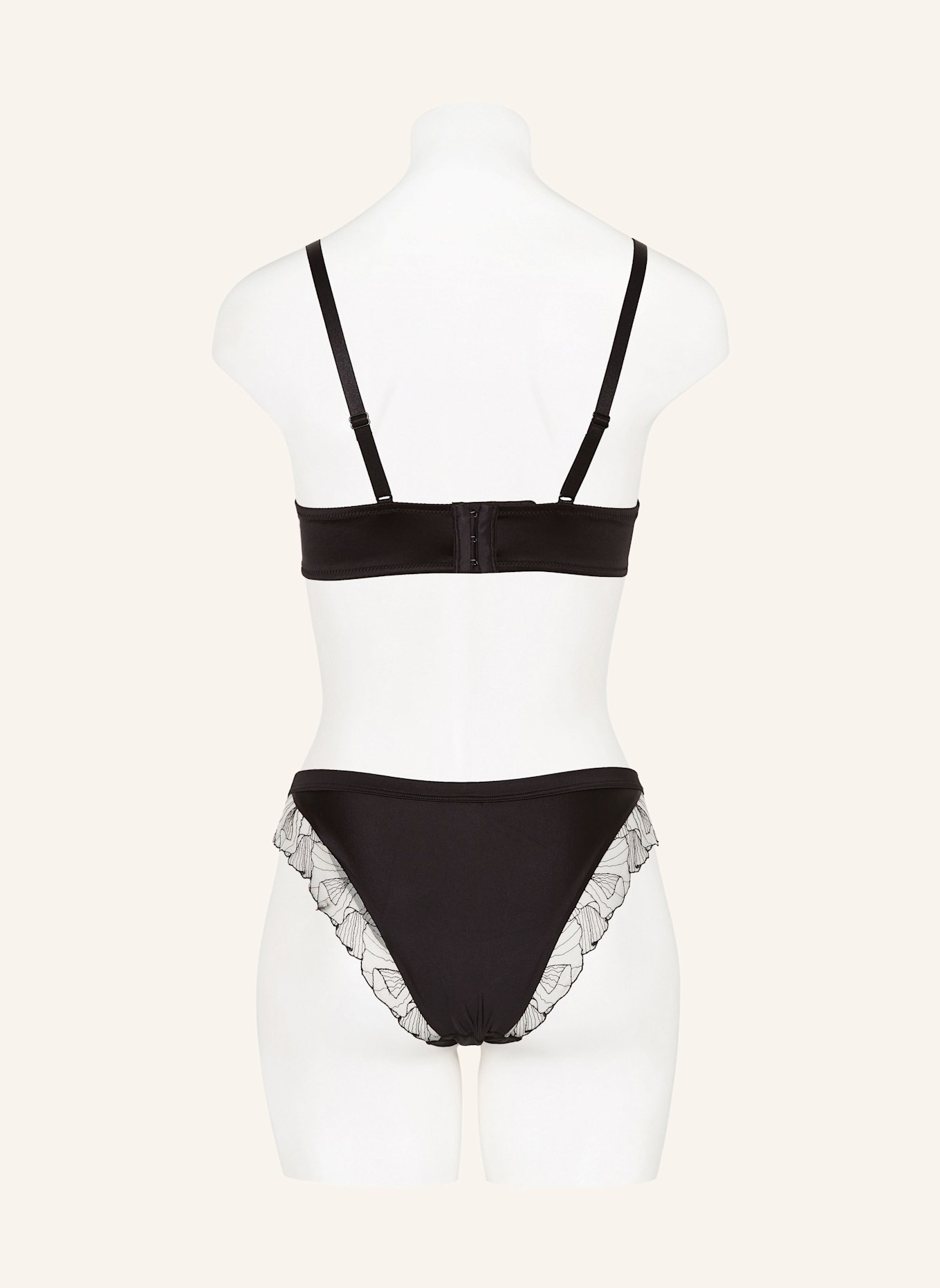 CHANTELLE Slip TATTOO LOVE: SCHWARZ / HELLGRAU