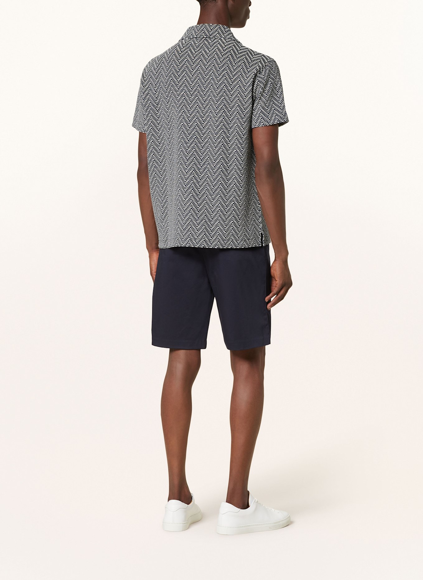 REISS Resort shirt JONO Regular Fit, Color: BLUE/ ECRU (Image 3)