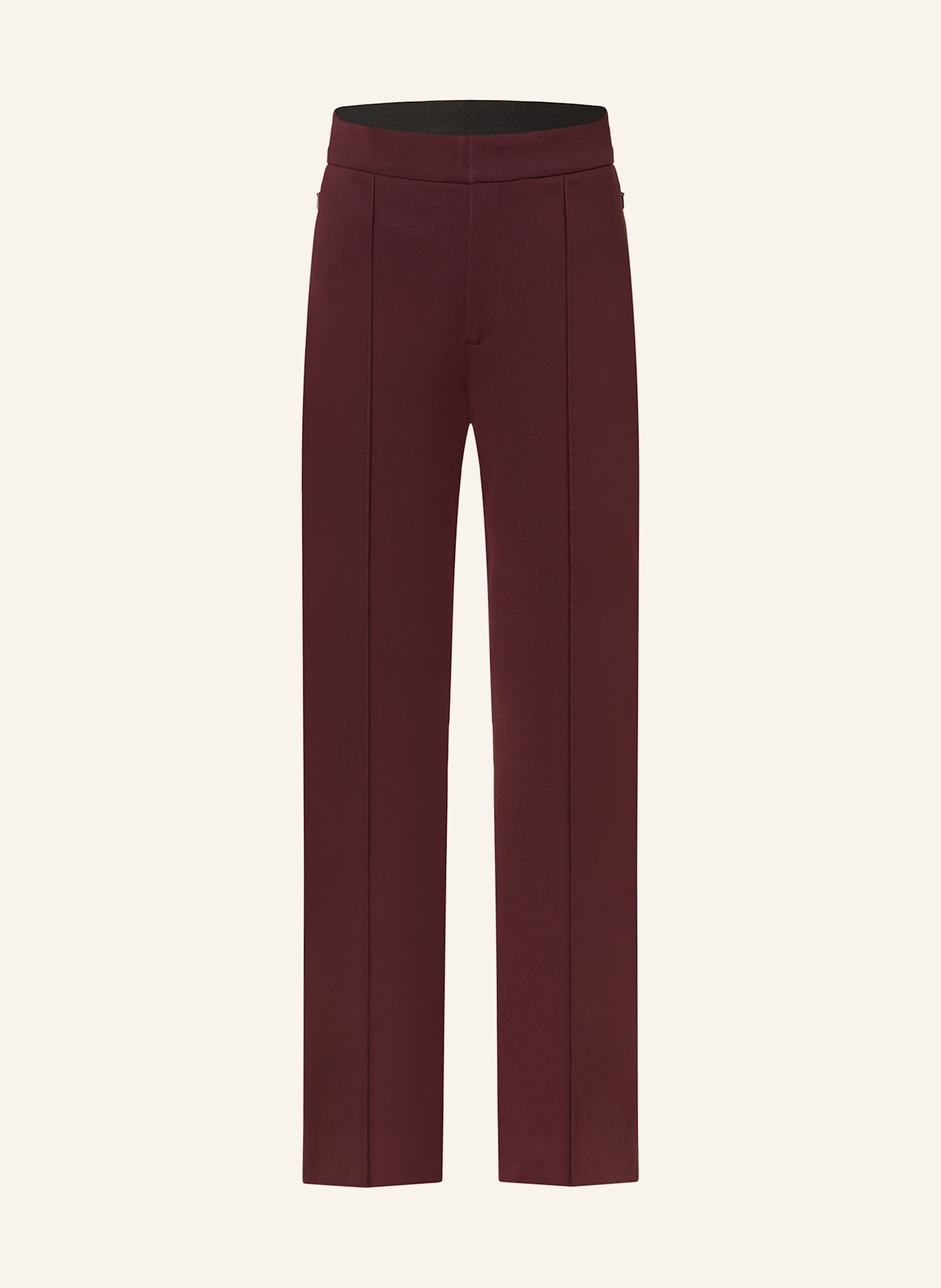 VANILIA Jersey pants, Color: DARK RED (Image 1)