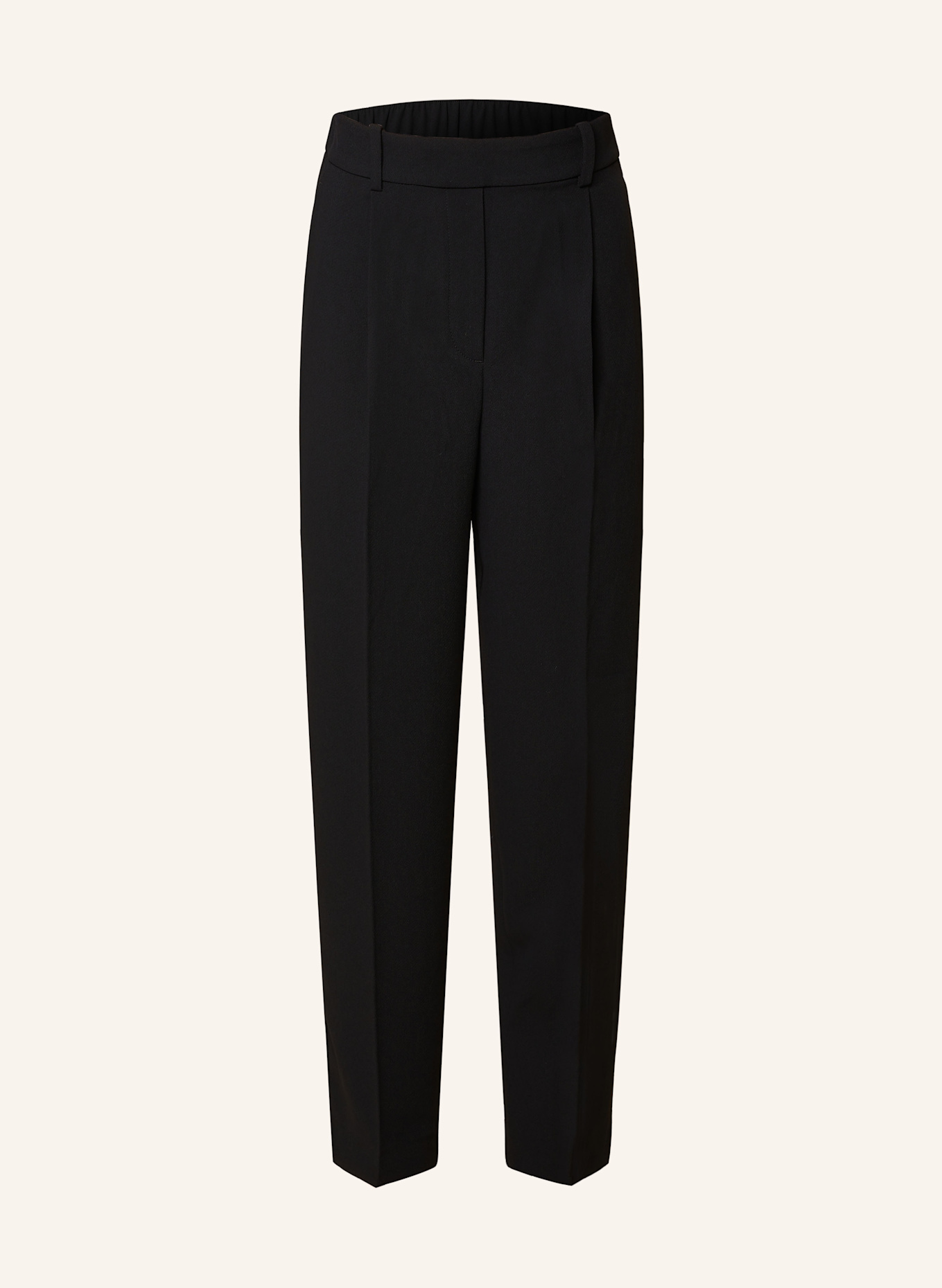 REISS 7/8 trousers PULL ON TAPER, Color: BLACK (Image 1)