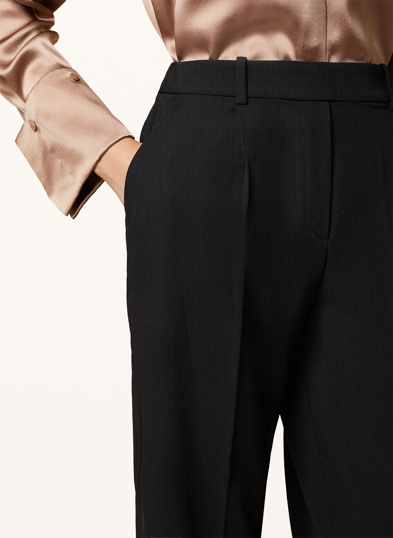 REISS 7/8 trousers PULL ON TAPER, Color: BLACK (Image 5)