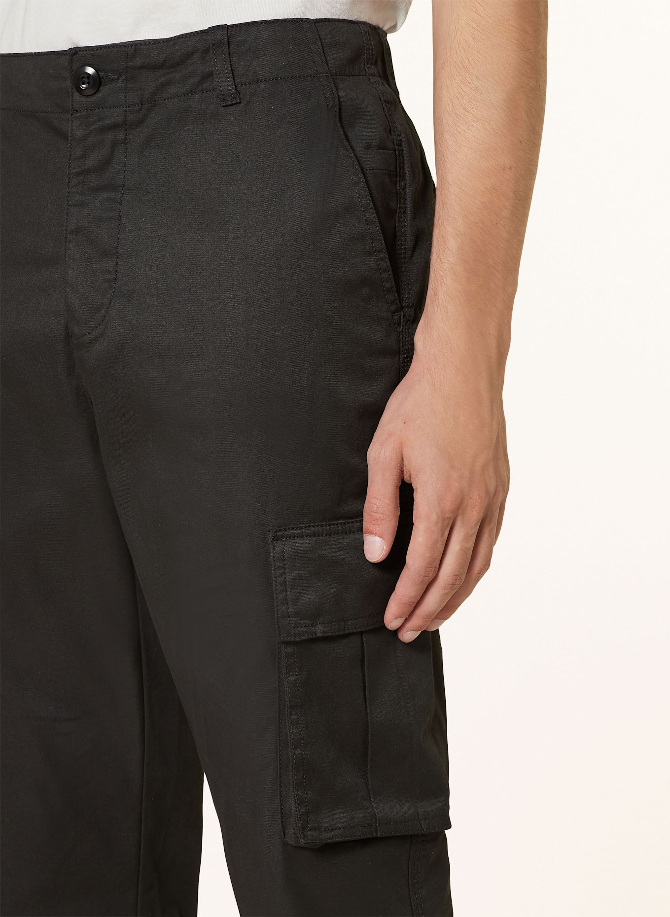 ALLSAINTS LEWES regular fit cargo pants, Color: BLACK (Image 5)