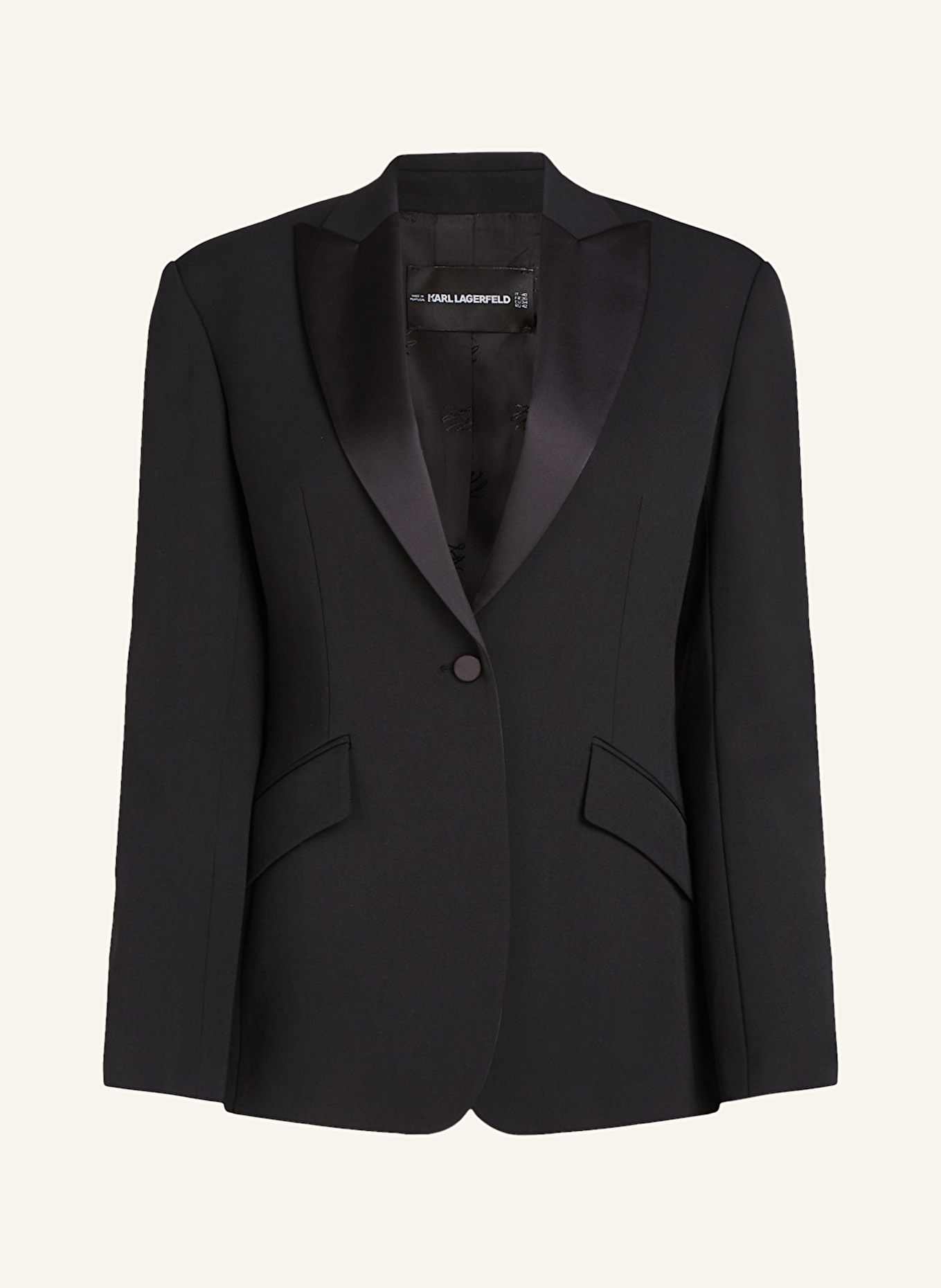 KARL LAGERFELD Blazer, Farbe: SCHWARZ (Bild 1)