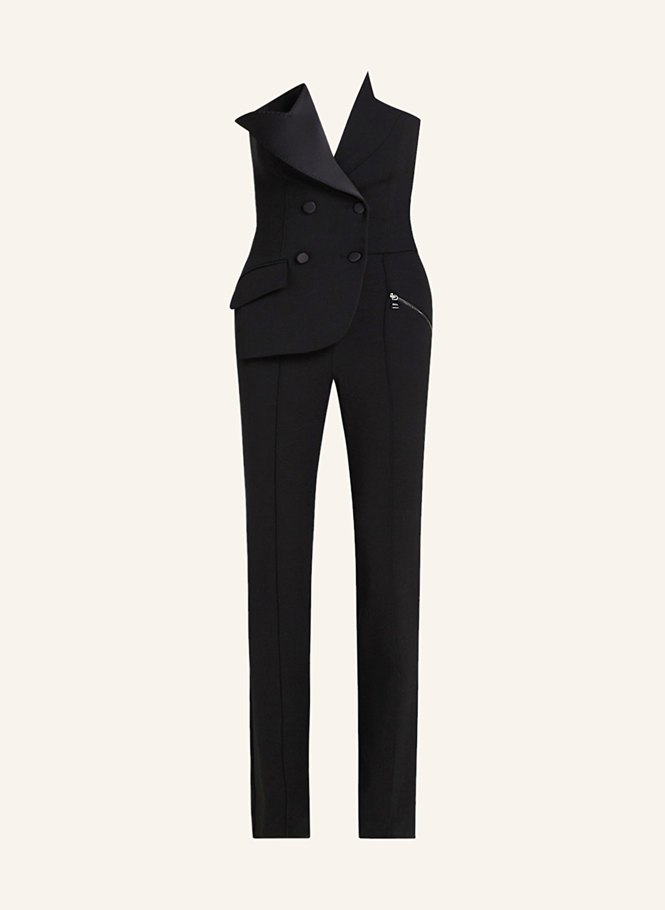 KARL LAGERFELD Jumpsuit: SCHWARZ