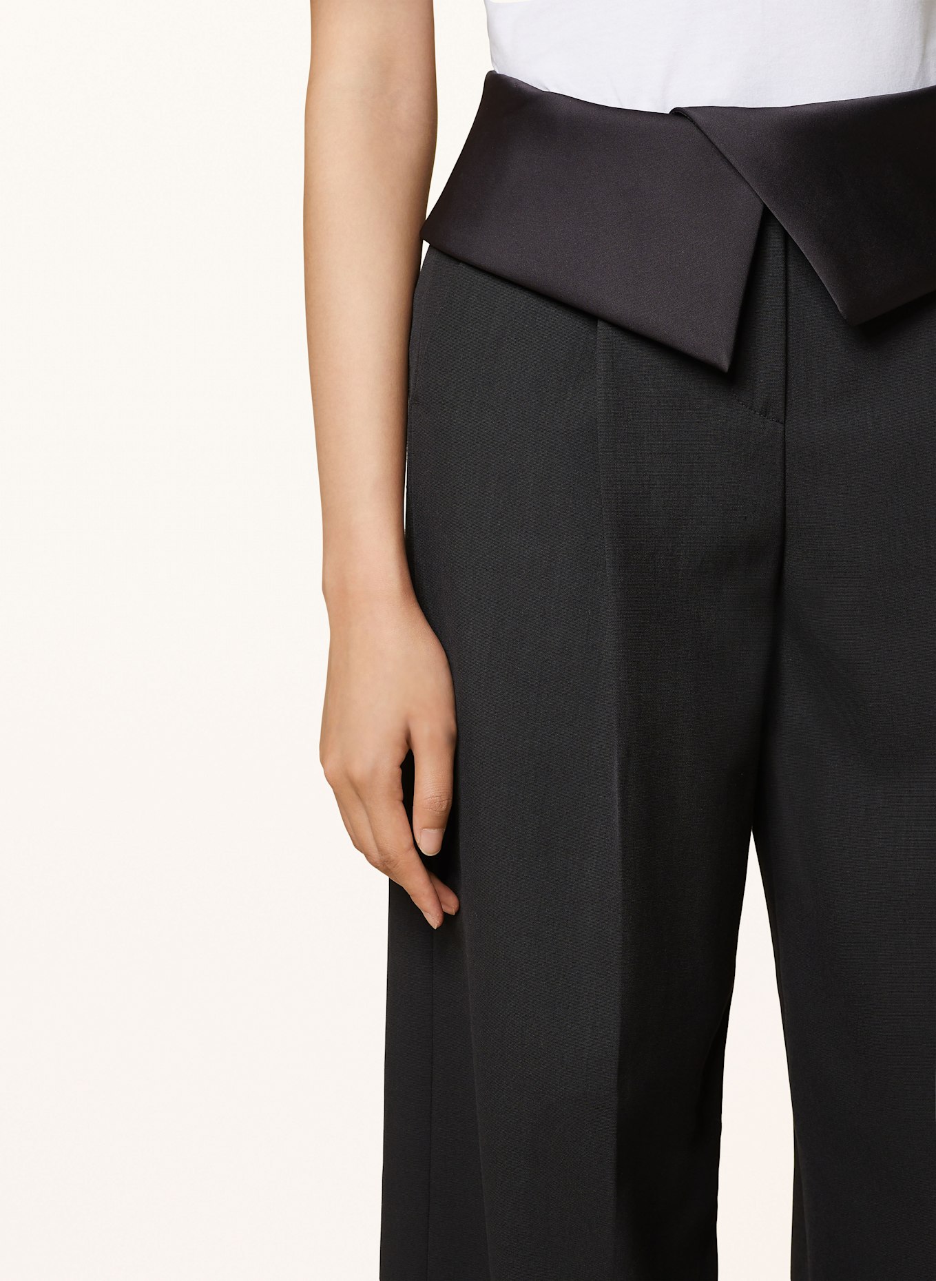KARL LAGERFELD Trousers, Color: BLACK (Image 5)
