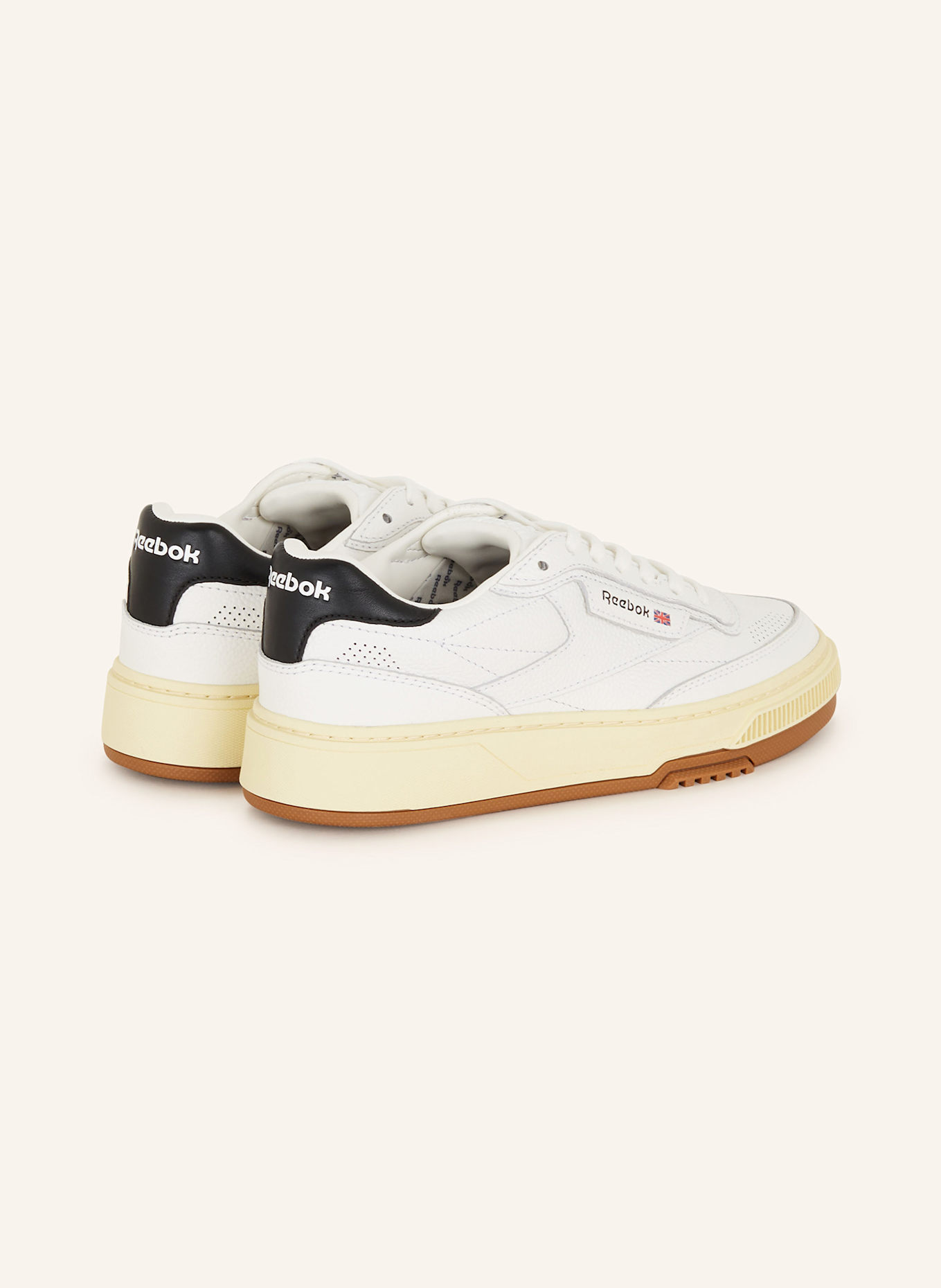 Reebok Sneaker CLUB: WEISS/ SCHWARZ