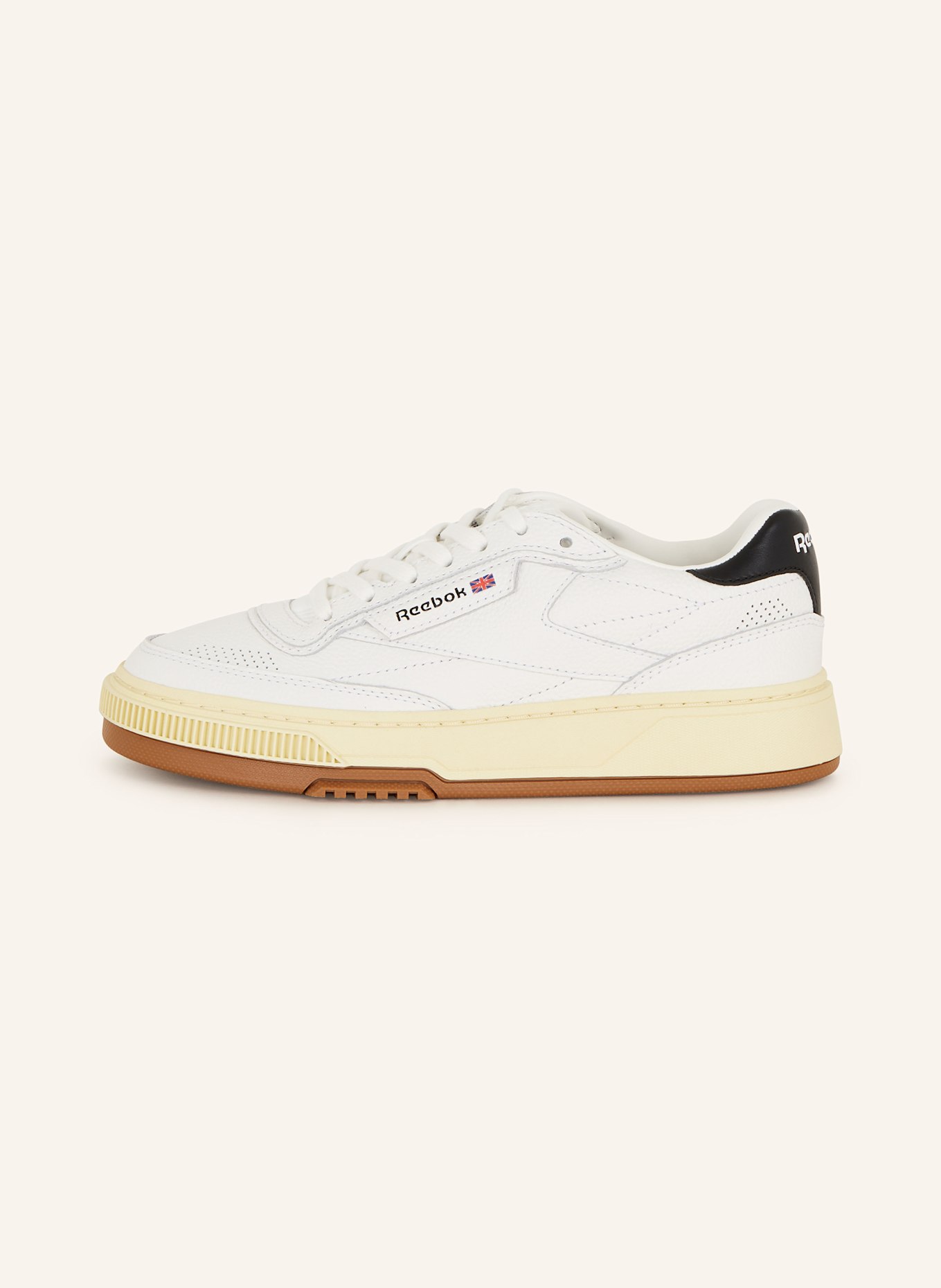 Reebok Sneaker CLUB: WEISS/ SCHWARZ