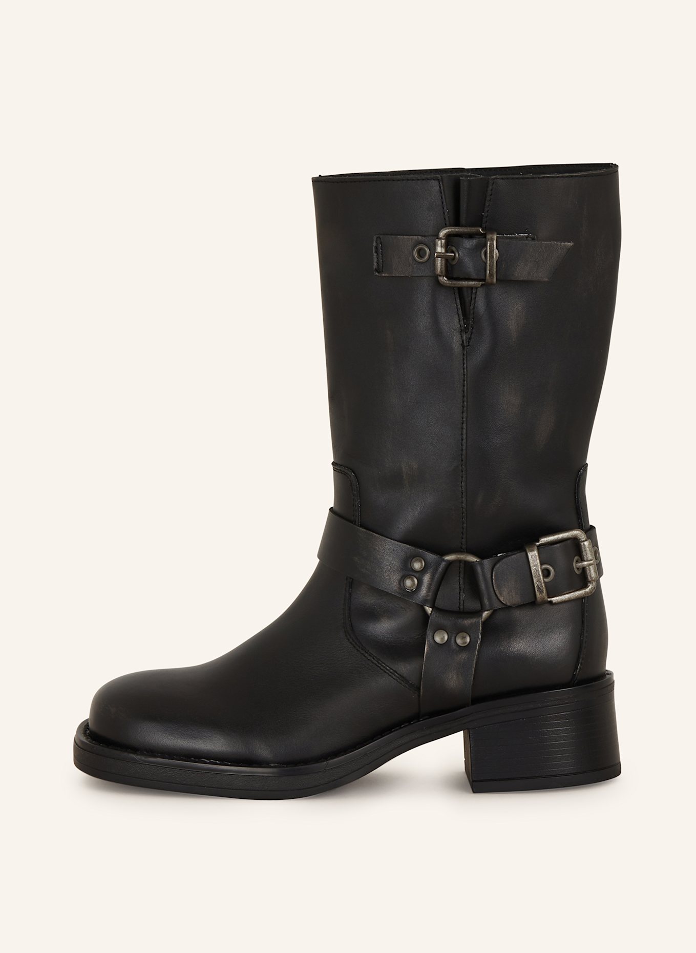 MRS & HUGS Biker boots: BLACK