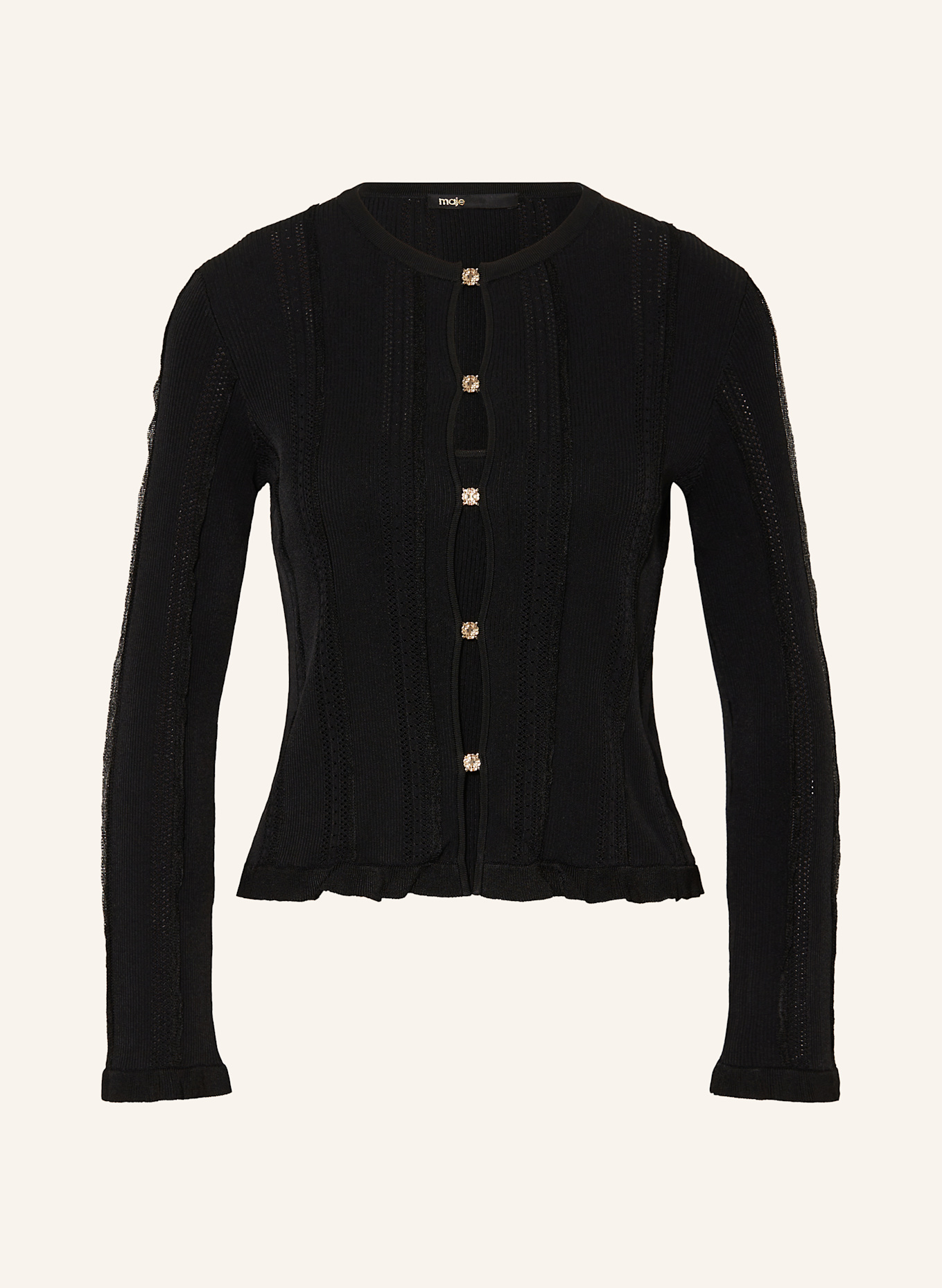maje Strickjacke: SCHWARZ