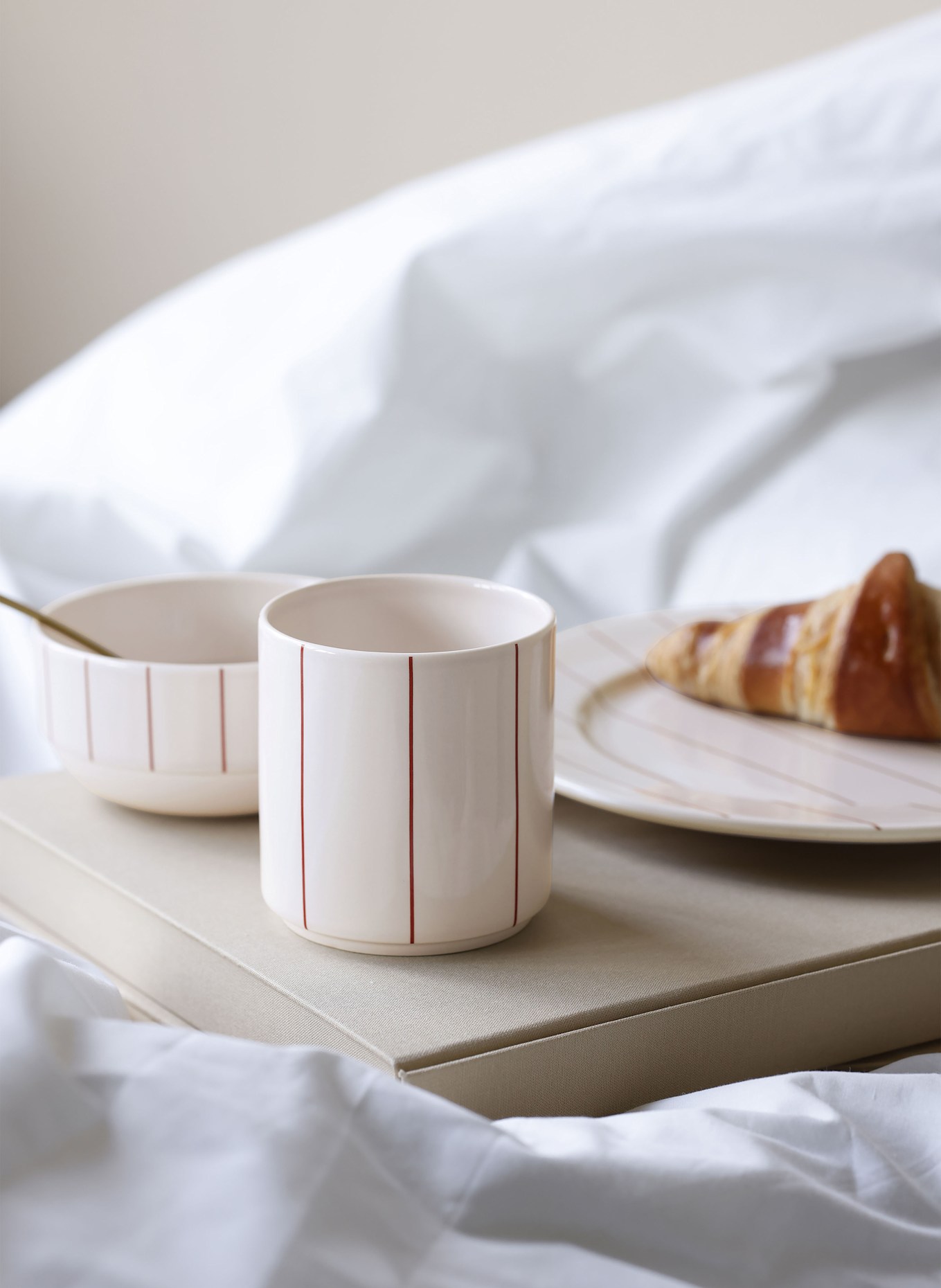 DESIGN LETTERS Miska PYJAMAS BOWL: JASNORÓŻOWY / RÓŻOWY