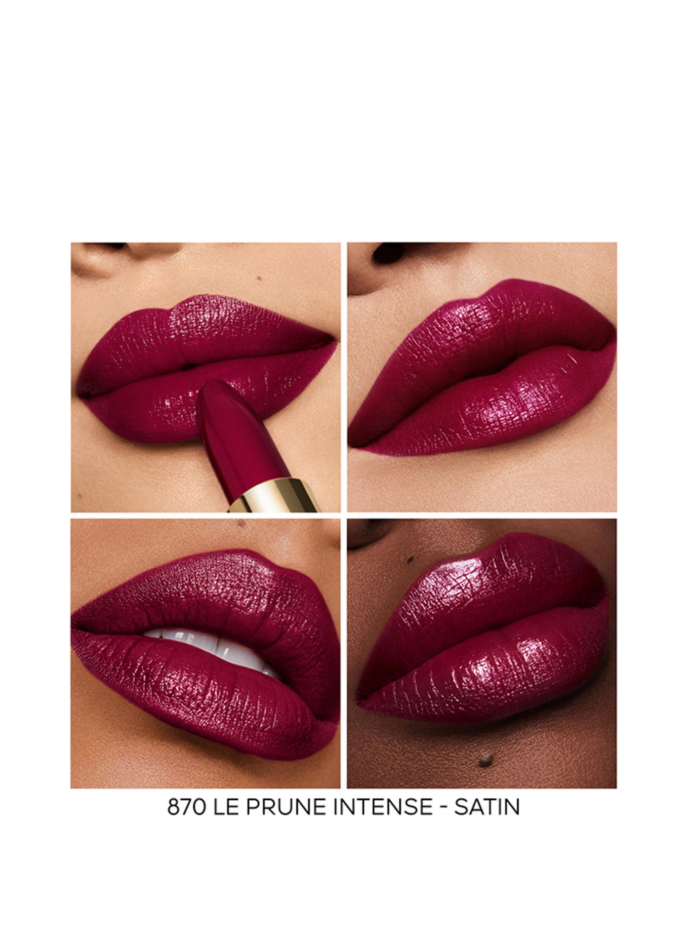 GUERLAIN ROUGE G SATIN REFILL: 870 LE PRUNE INTENSE - SATIN