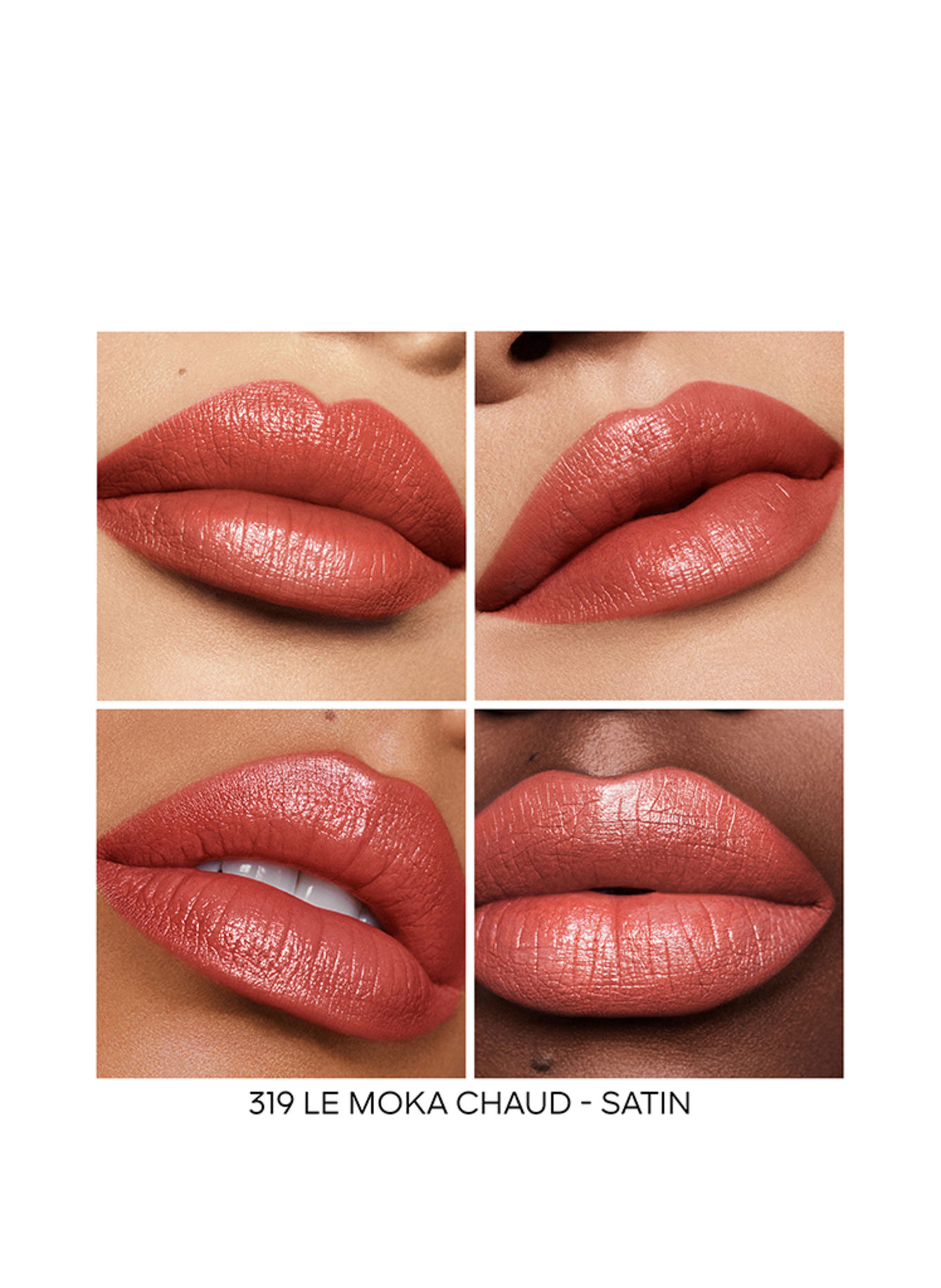 GUERLAIN ROUGE G SATIN REFILL: 319 LE MOKA CHAUD