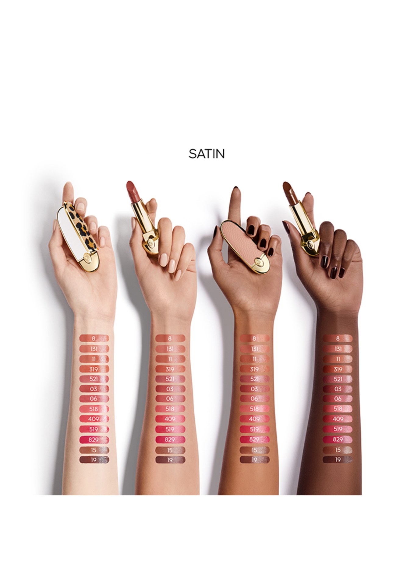 GUERLAIN ROUGE G SATIN REFILL: 518 LE ROSE BLUSH