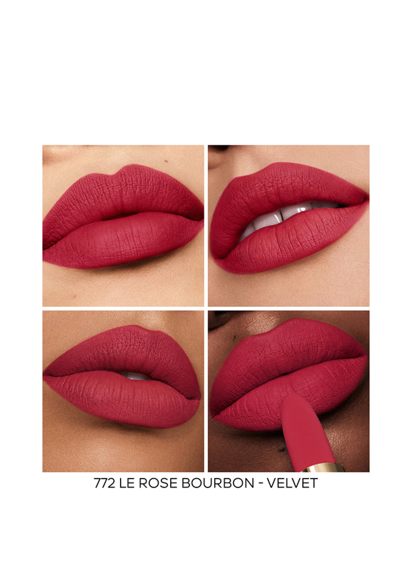 GUERLAIN ROUGE G VELVET REFILL: 772 LE ROSE BOURBON