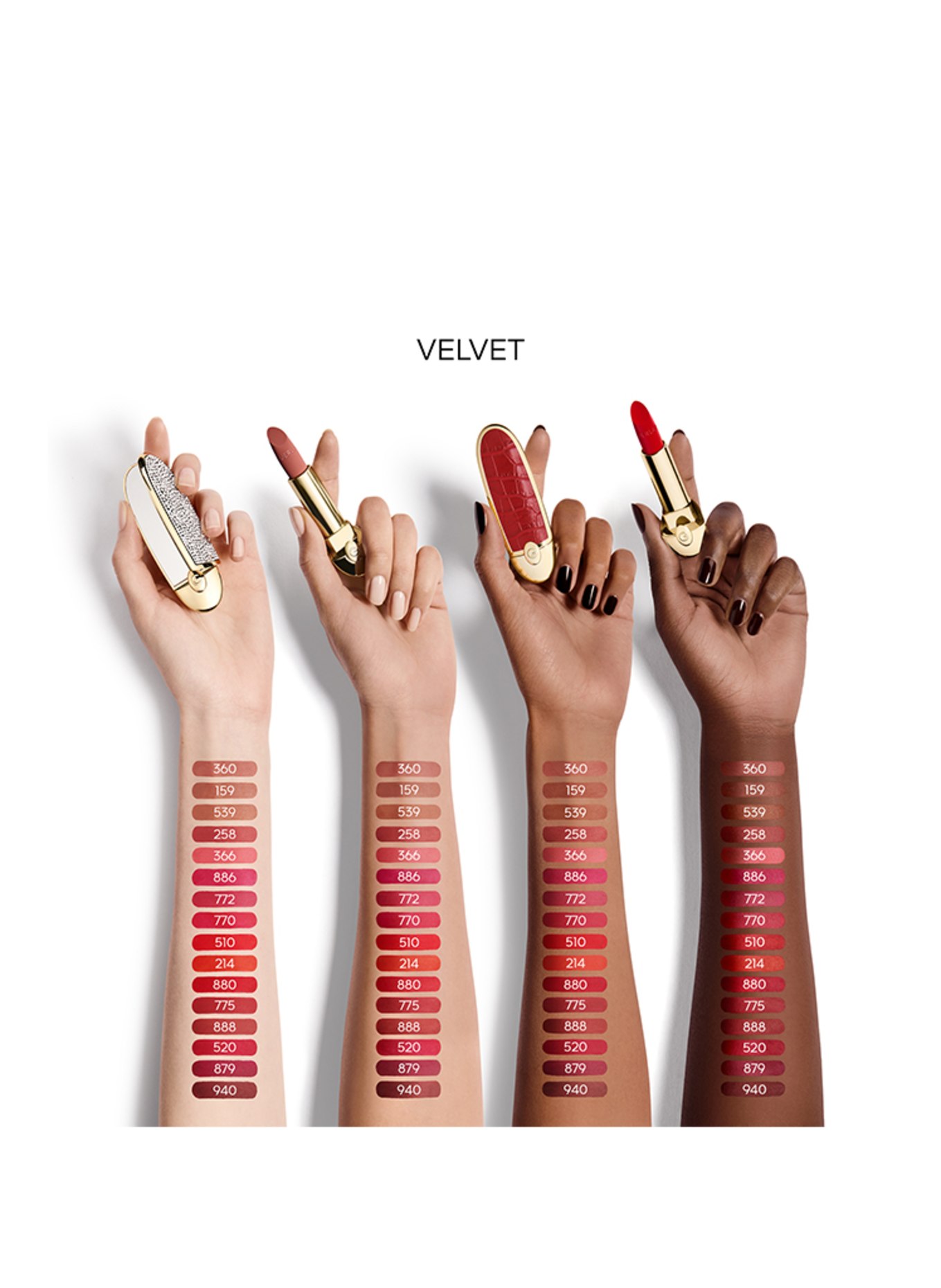 GUERLAIN ROUGE G VELVET REFILL: 772 LE ROSE BOURBON