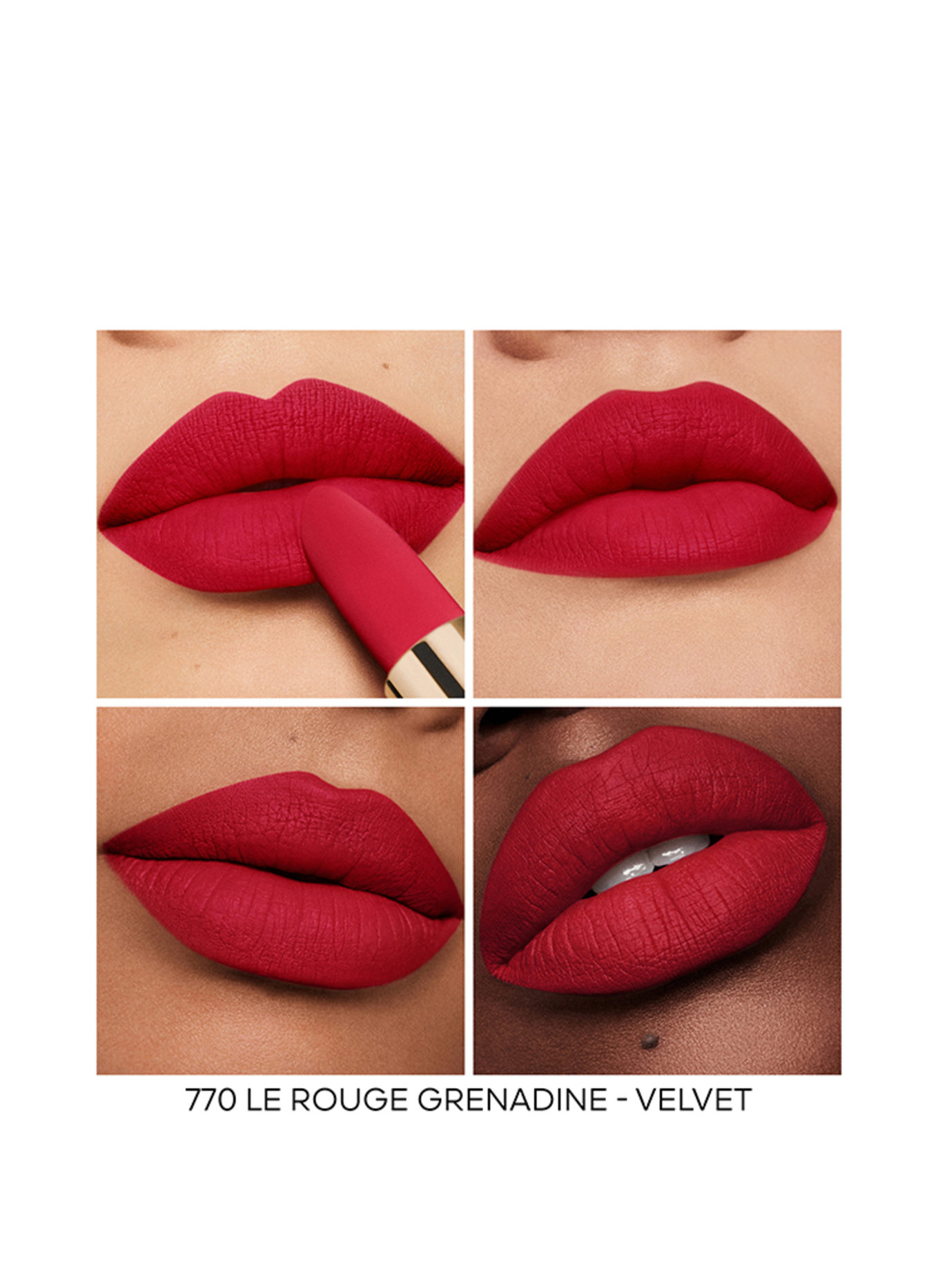 GUERLAIN ROUGE G VELVET REFILL: 770 LE ROUGE GRENADINE