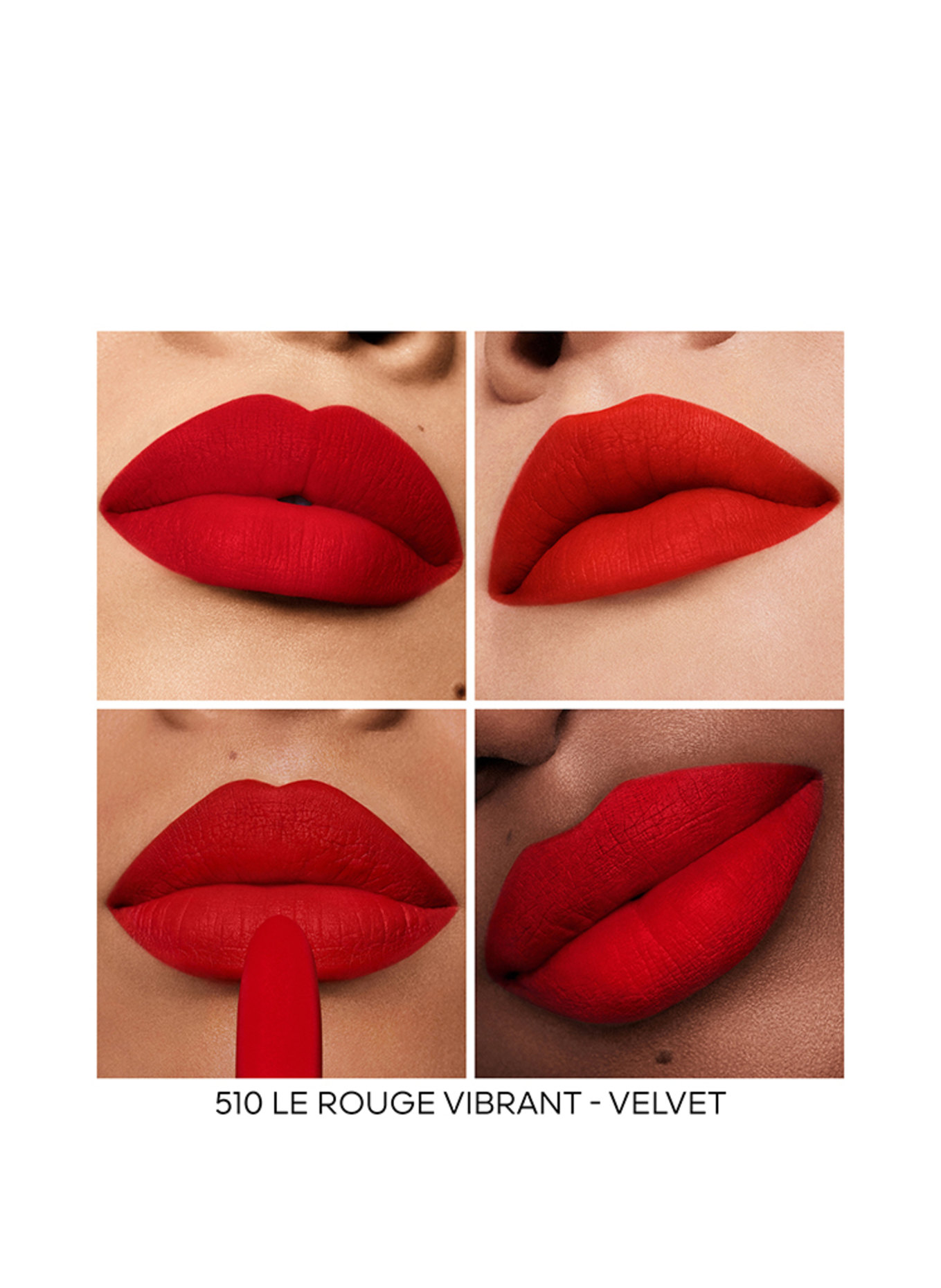 GUERLAIN ROUGE G VELVET REFILL: 510 LE ROUGE VIBRANT