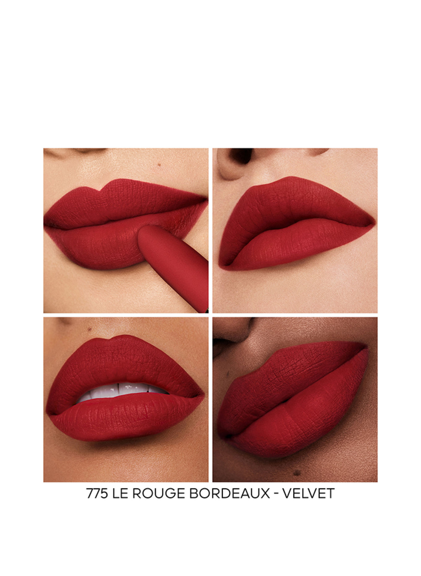 GUERLAIN ROUGE G VELVET REFILL: 775 LE ROUGE BORDEAUX