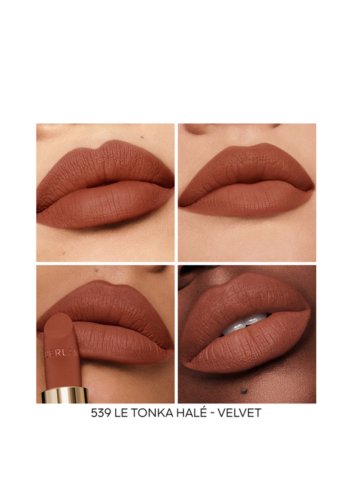 GUERLAIN ROUGE G VELVET REFILL: 539 LE TONKA HALÉ