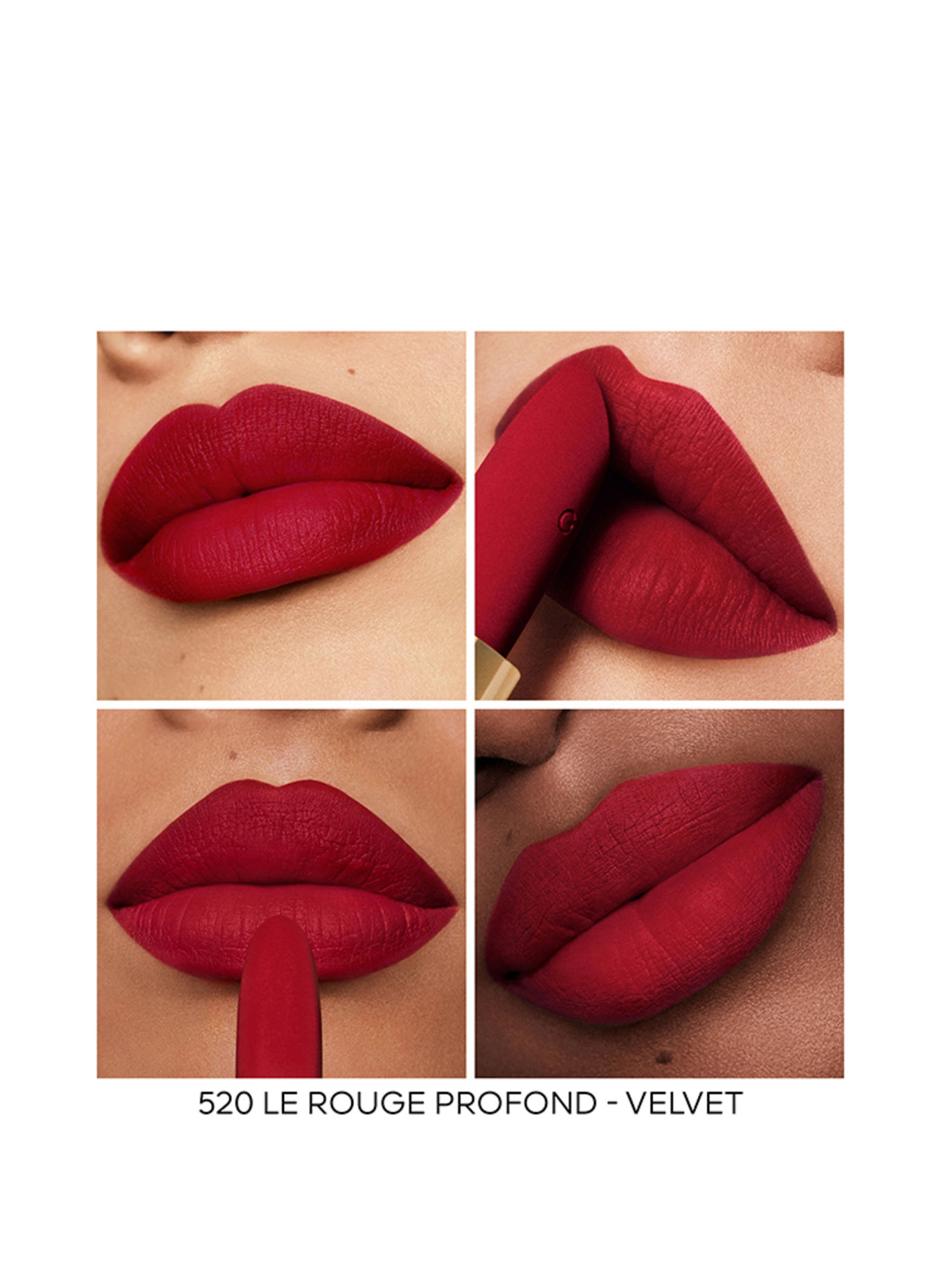GUERLAIN ROUGE G VELVET REFILL: 520 LE ROUGE PROFOND