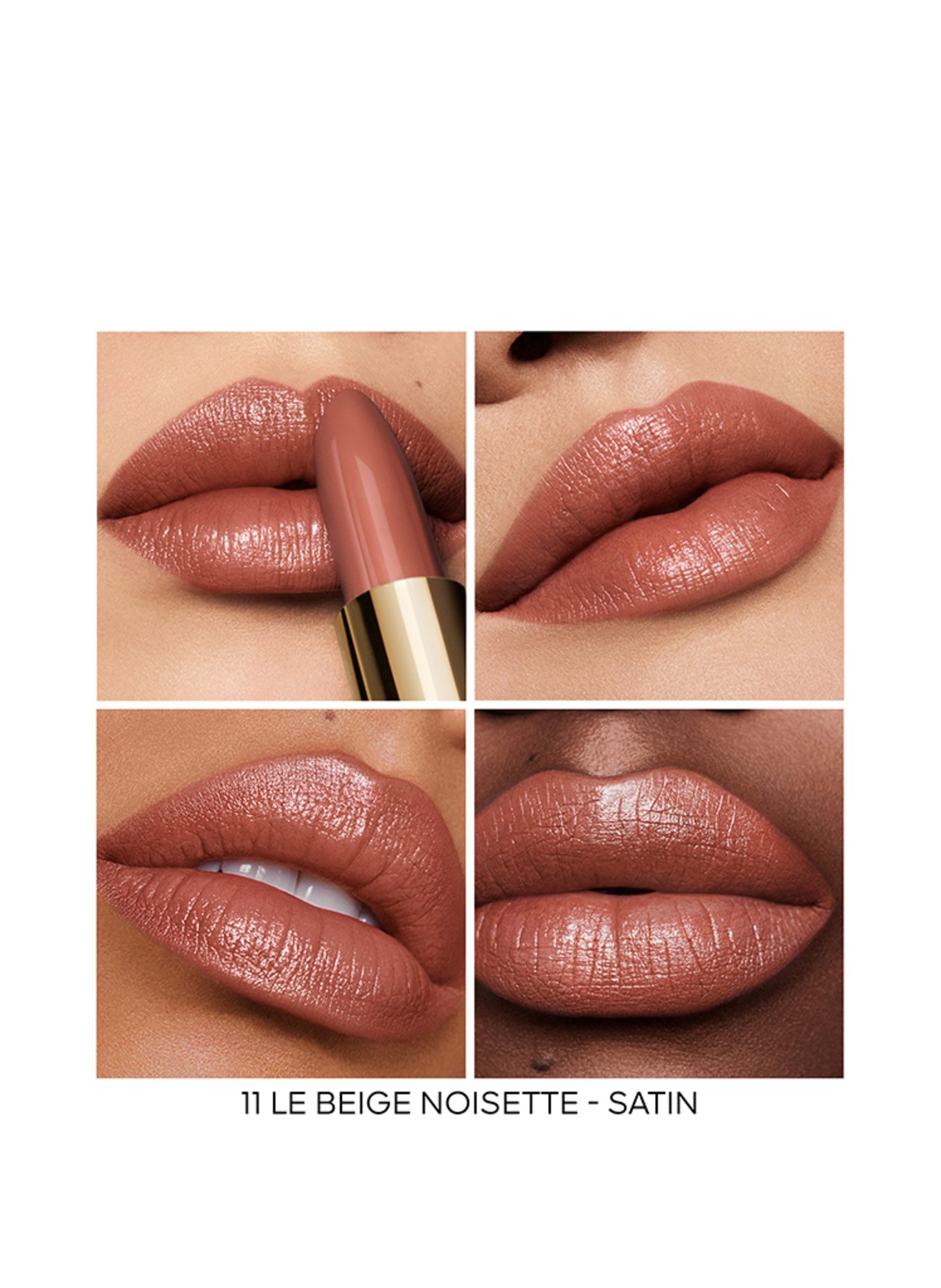 GUERLAIN ROUGE G SATIN REFILL: 11 LE BEIGE NOISETTE