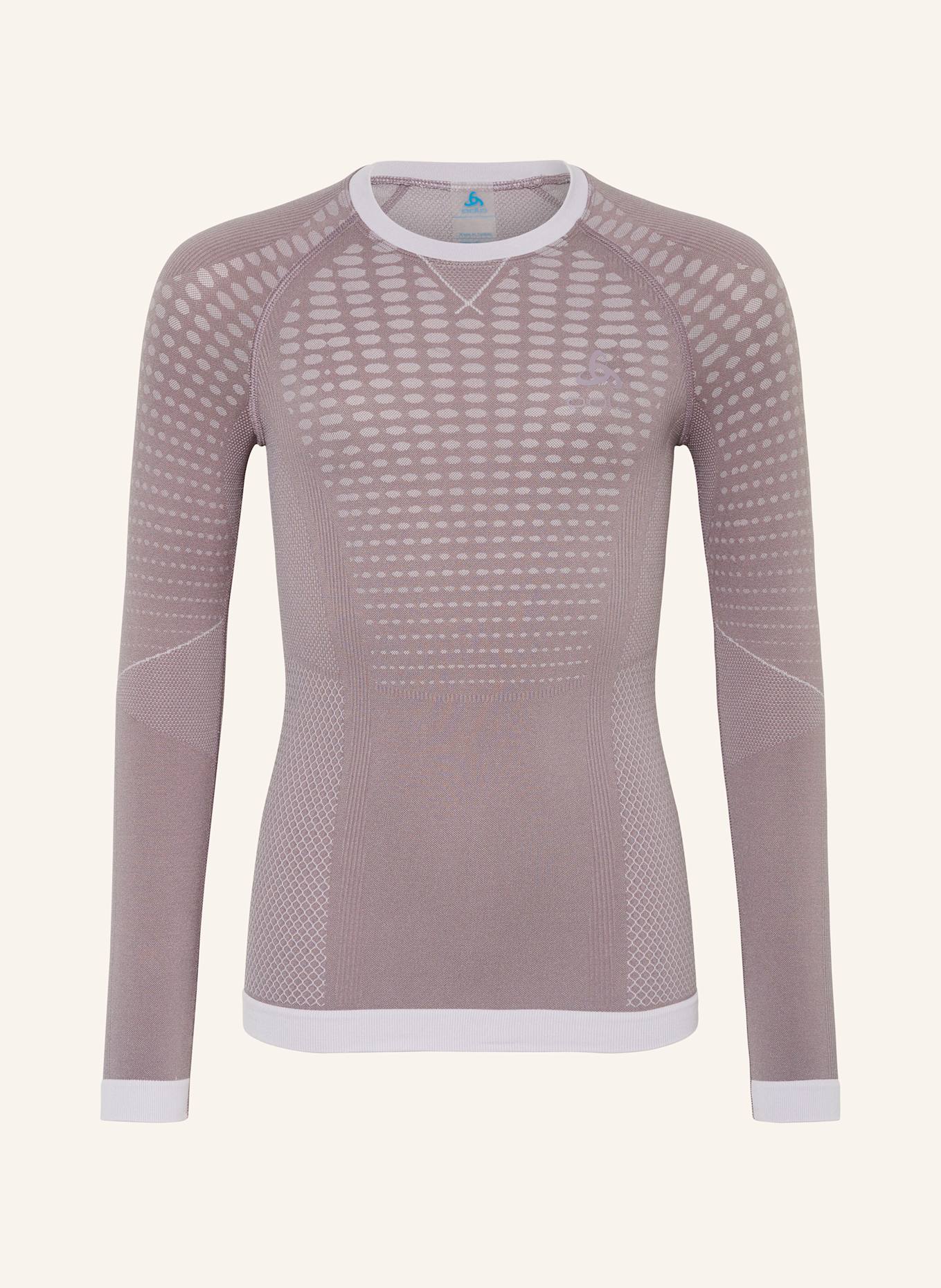 odlo Funktionswäsche-Shirt EVOLUTION WARM: HELLLILA/ LILA