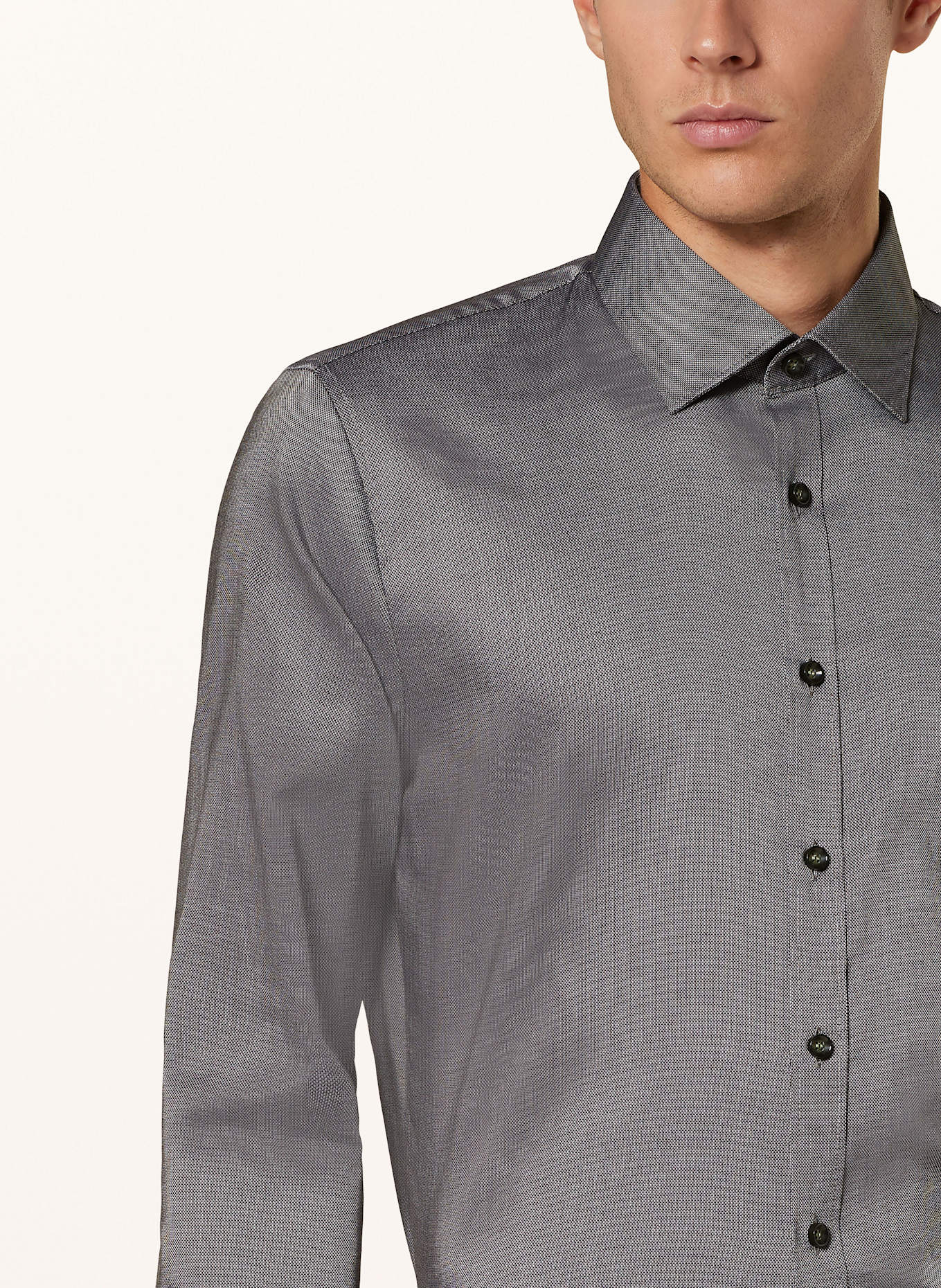 OLYMP Koszula No. Six super slim: CZARNY