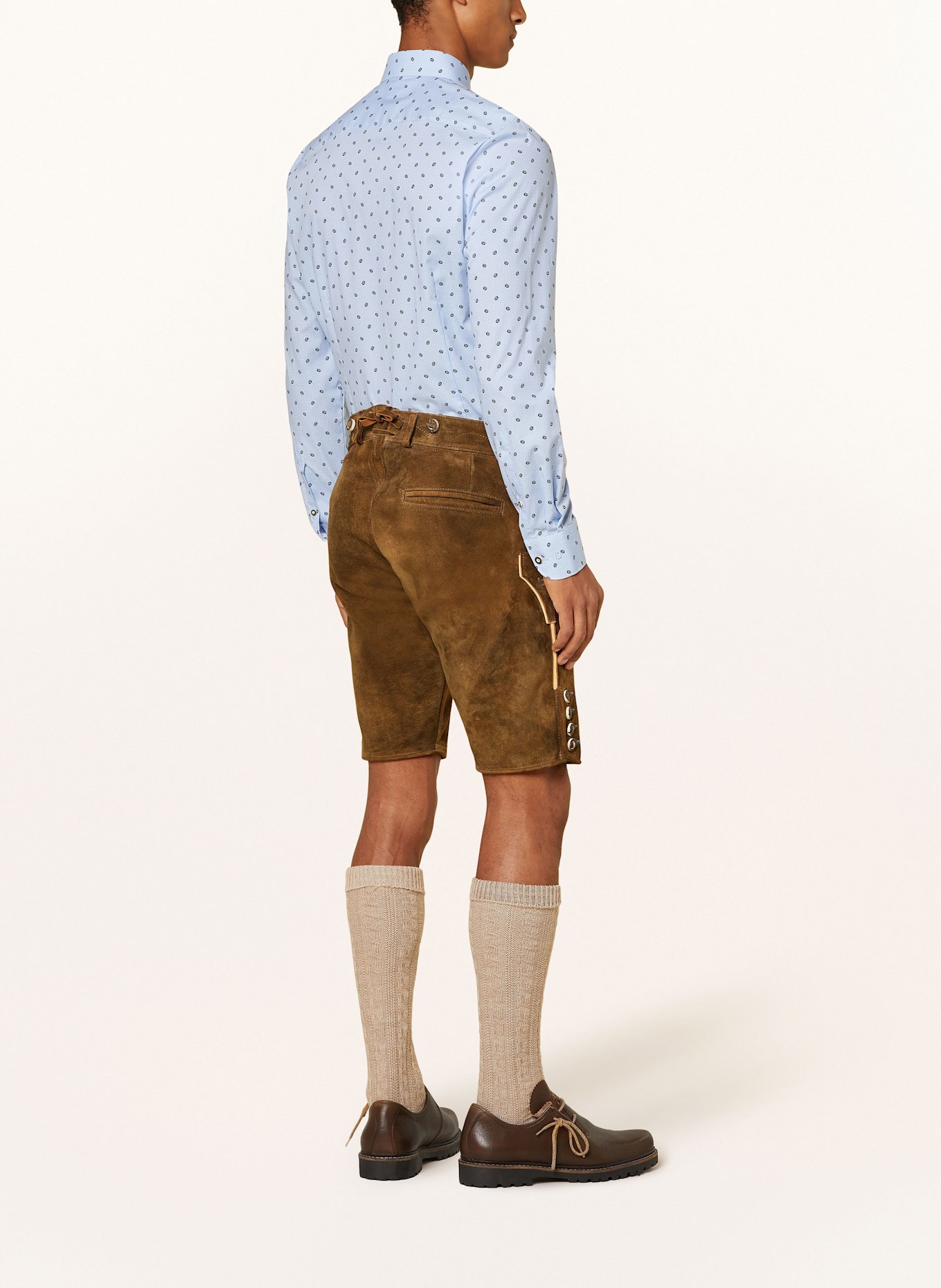 OLYMP Hemd Level Five body fit: HELLBLAU / DUNKELBLAU / WEISS