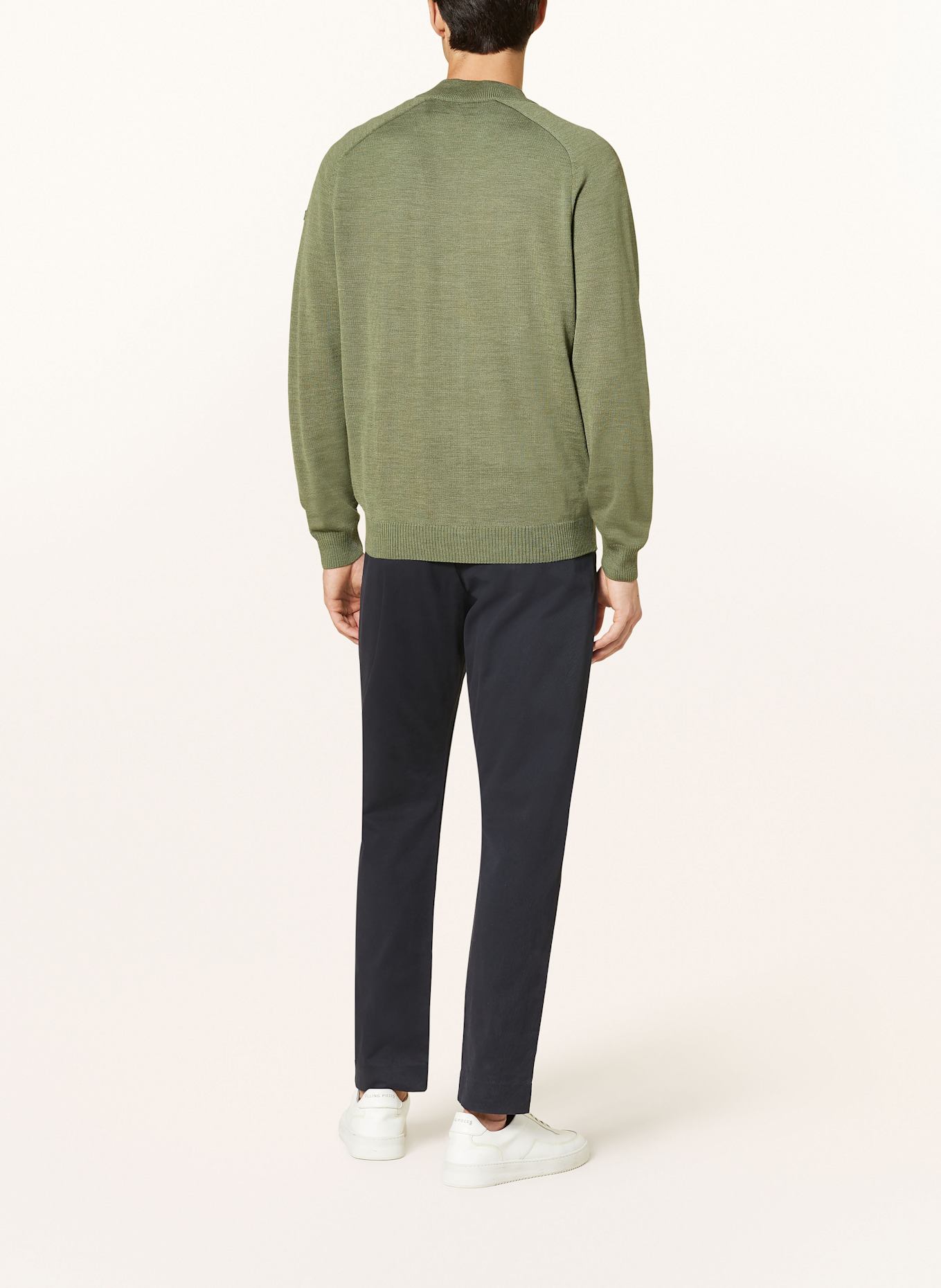 MAERZ MUENCHEN Strickjacke : GRÜN