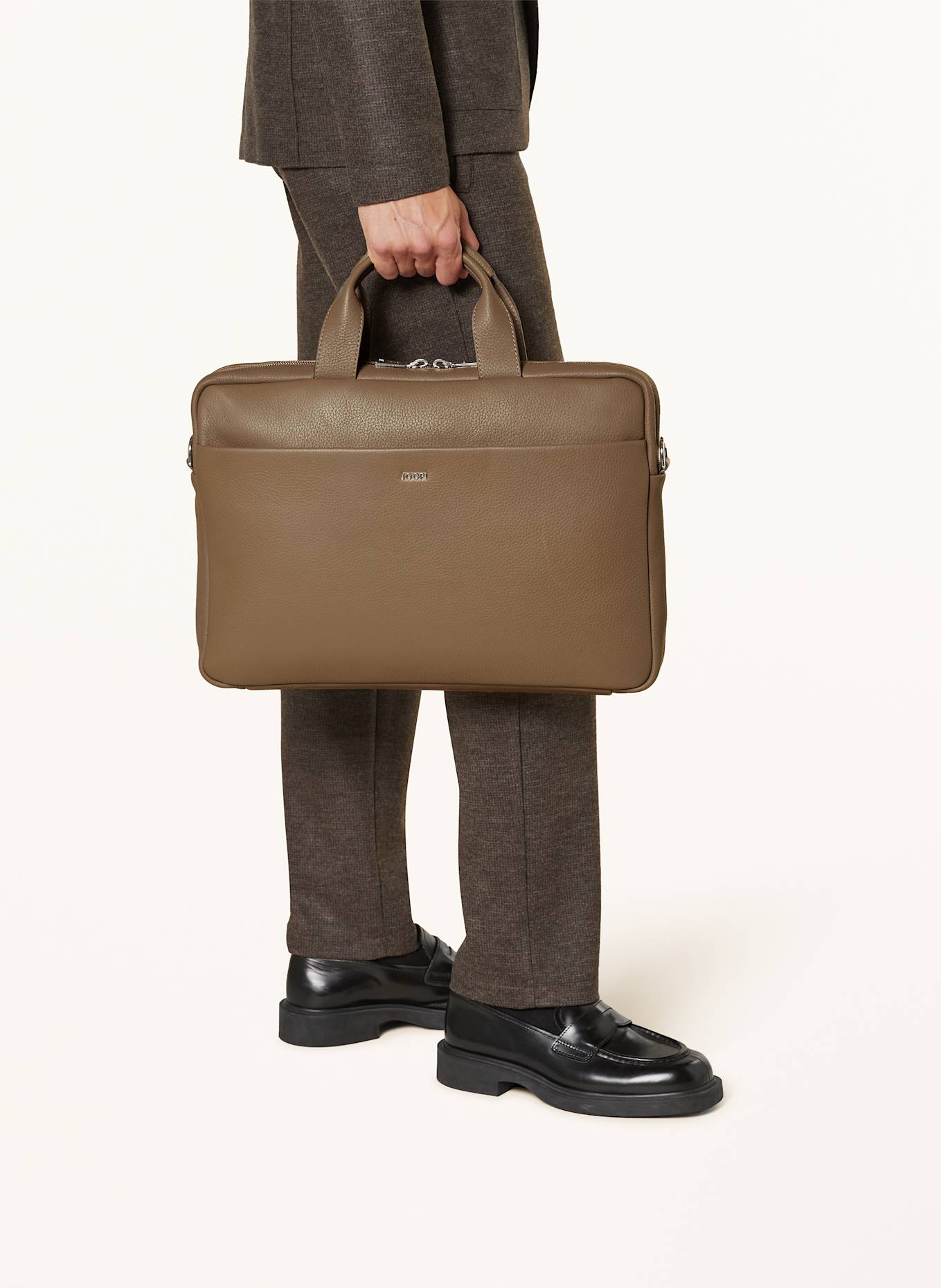 JOOP! Business bag Zucca CARDONA PANDION, Color: BEIGE (Image 4)