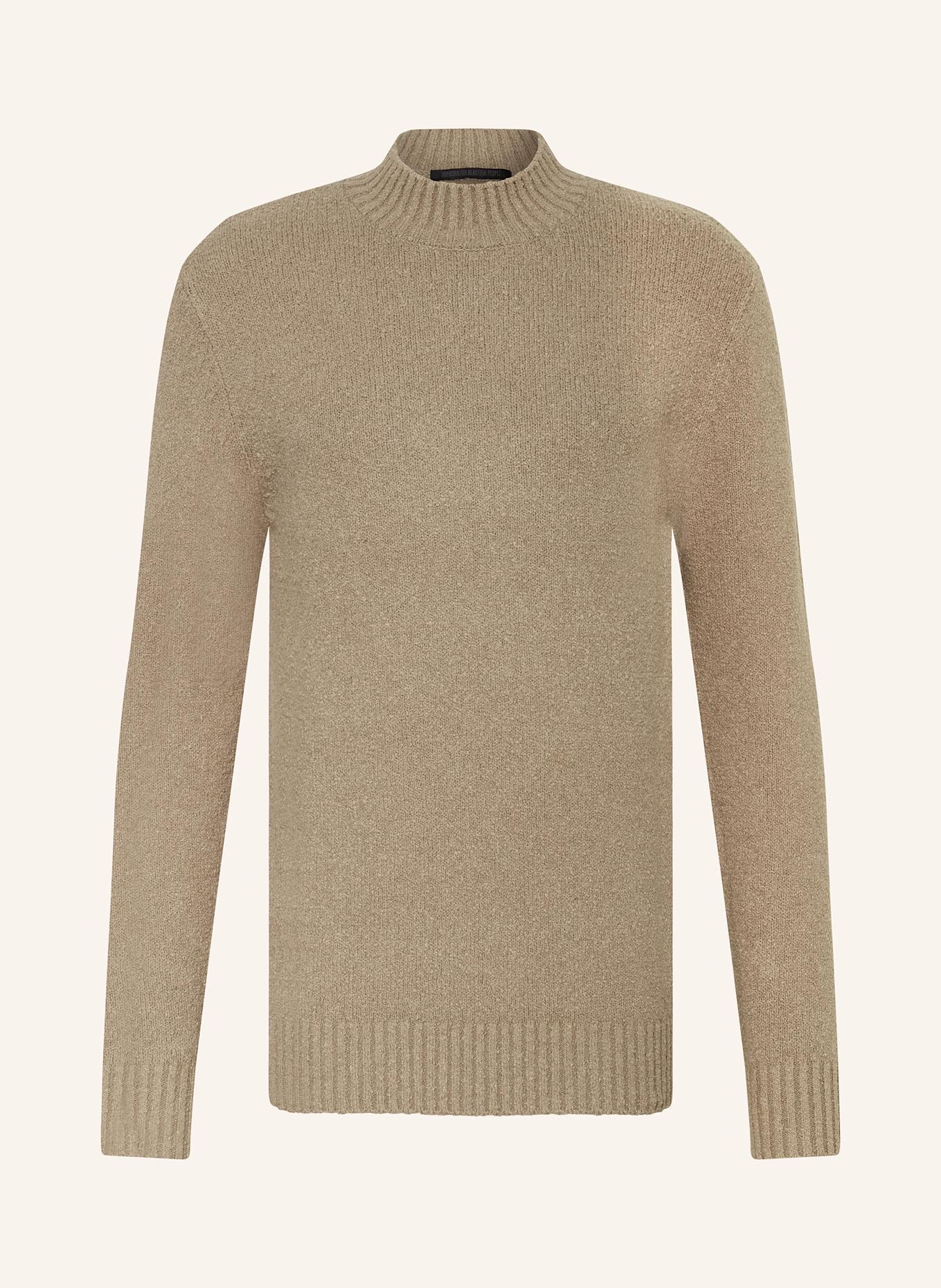 DRYKORN Bouclé-Pullover ZAYN: DUNKELBRAUN
