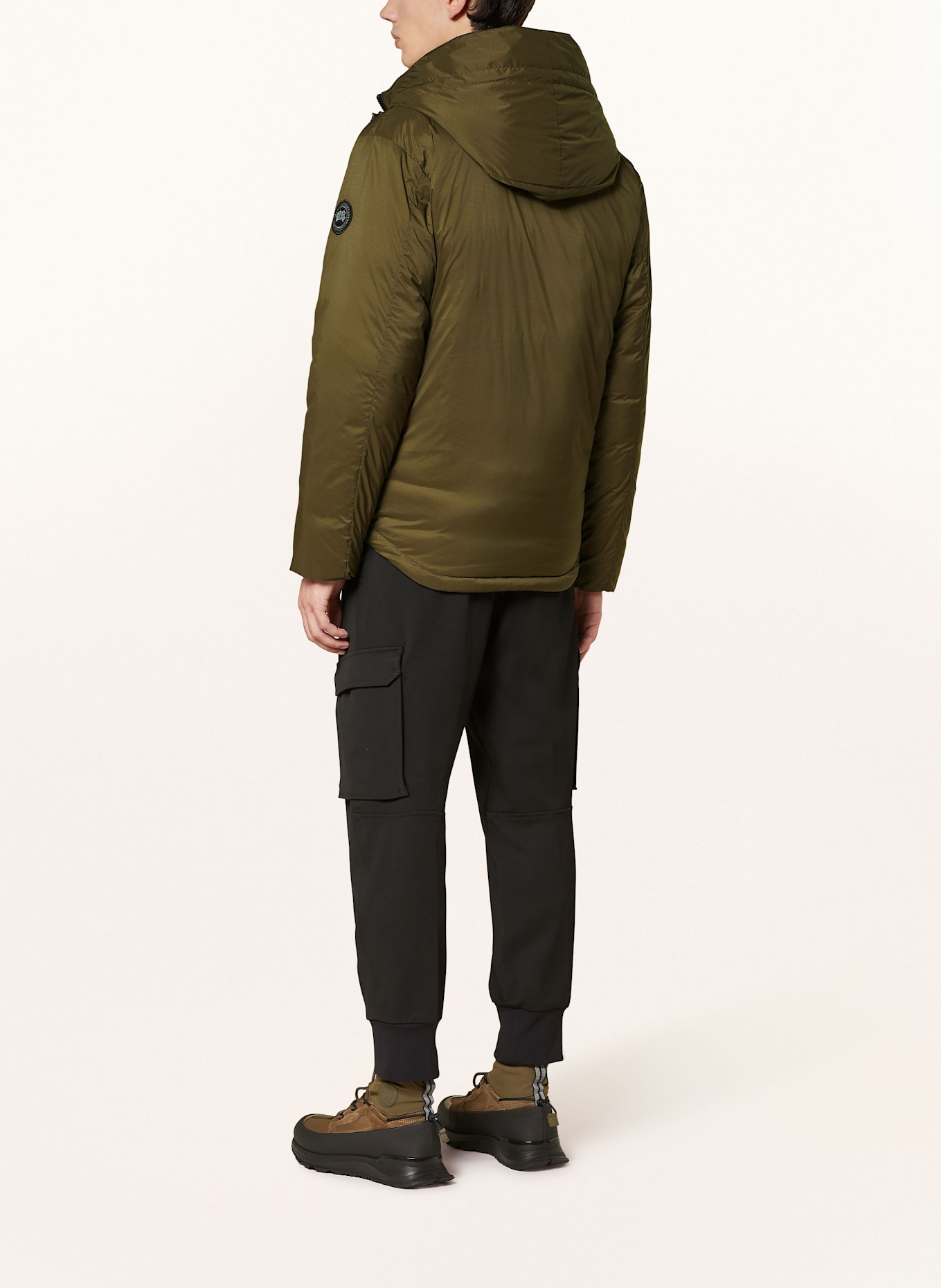 CANADA GOOSE Down jacket LODGE in olive