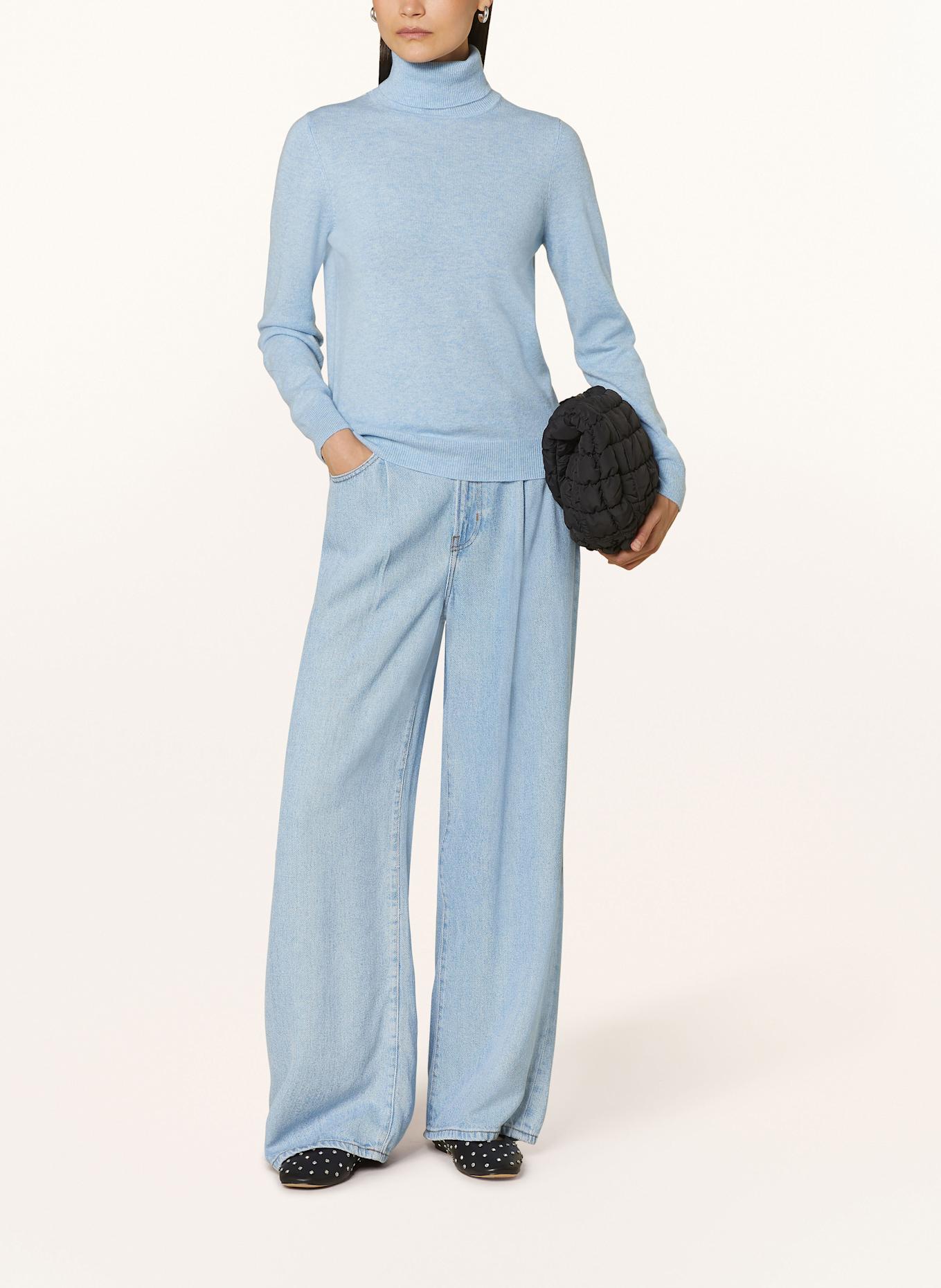 REPEAT Golf z kaszmiru: JASNONIEBIESKI