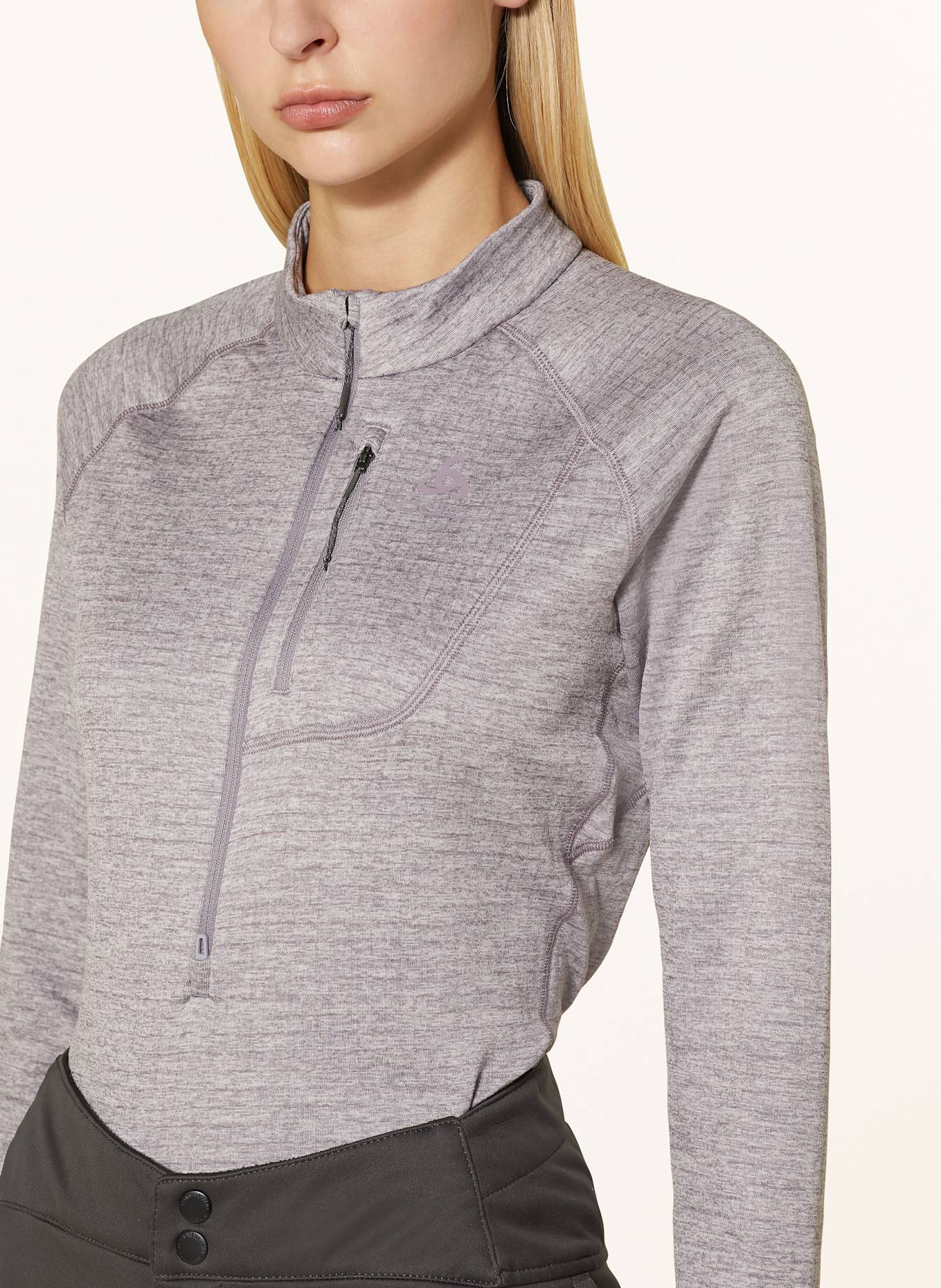 odlo Midlayer turtleneck FLI, Color: LIGHT PURPLE (Image 4)