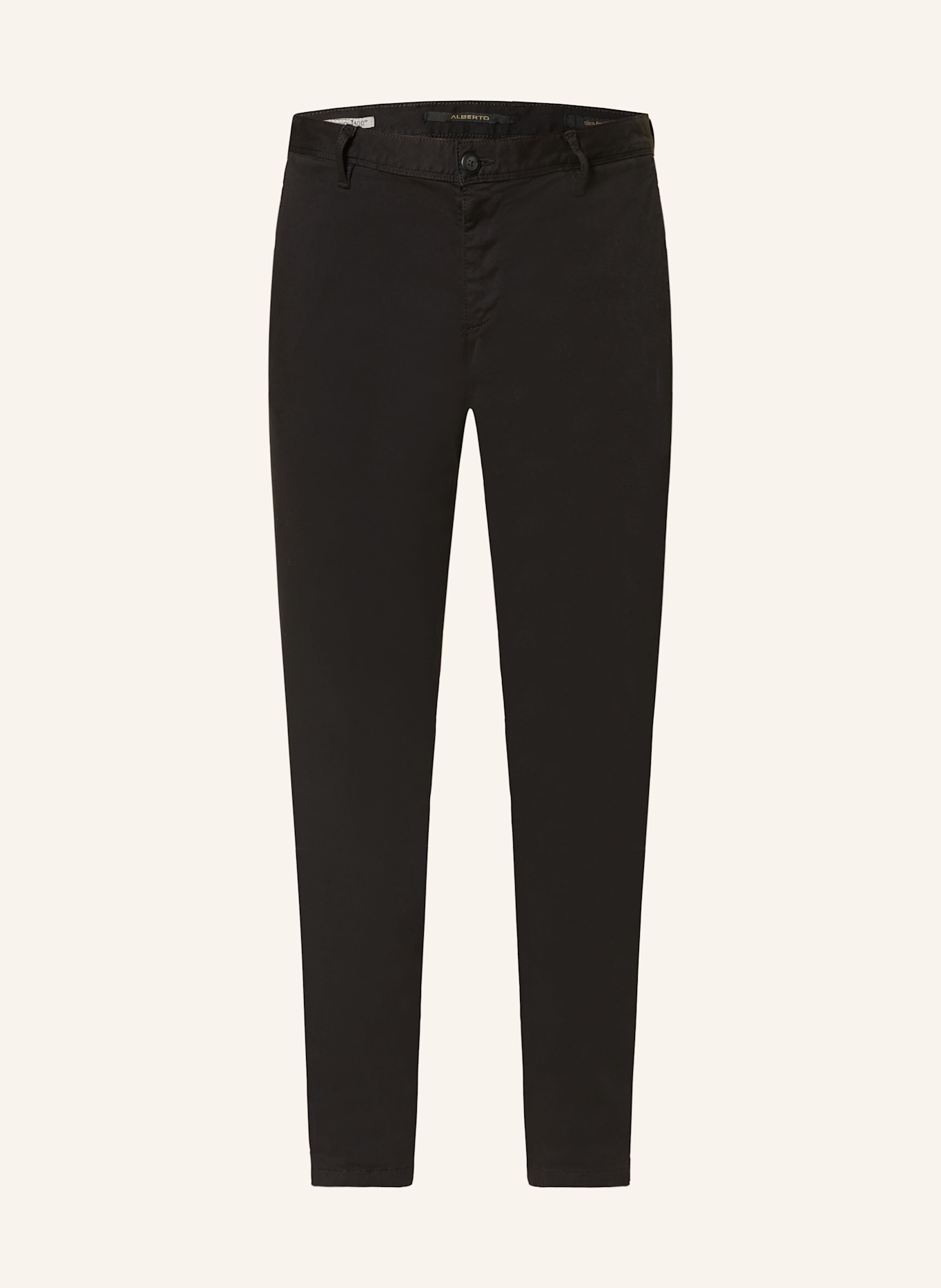 ALBERTO Chino ROB slim fit, Color: BLACK (Image 1)