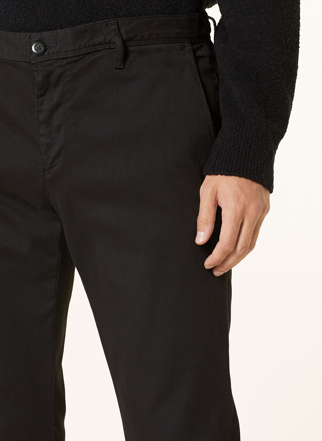 ALBERTO Chino ROB slim fit, Color: BLACK (Image 5)