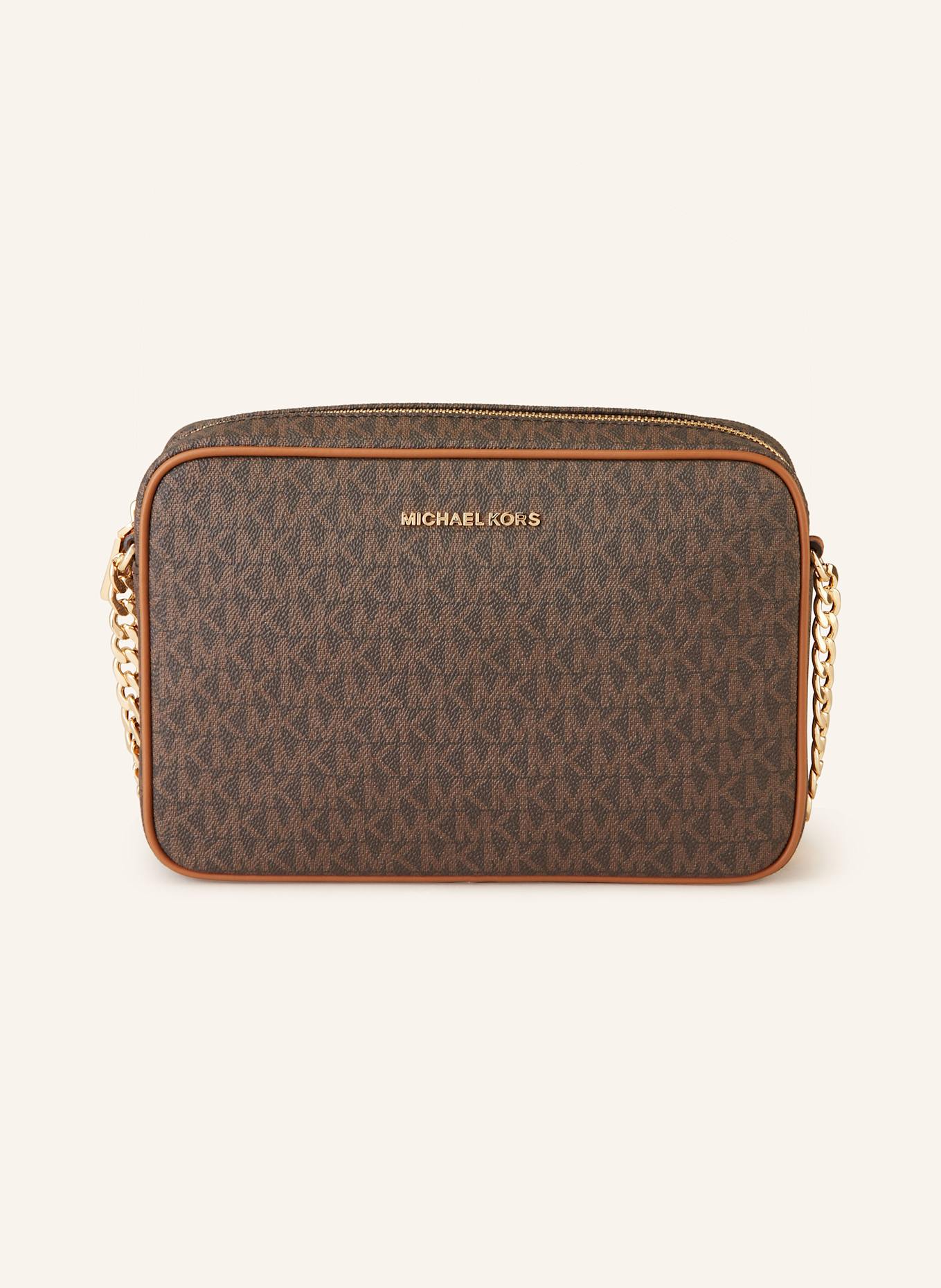 MICHAEL KORS Crossbody bag in dark brown cognac